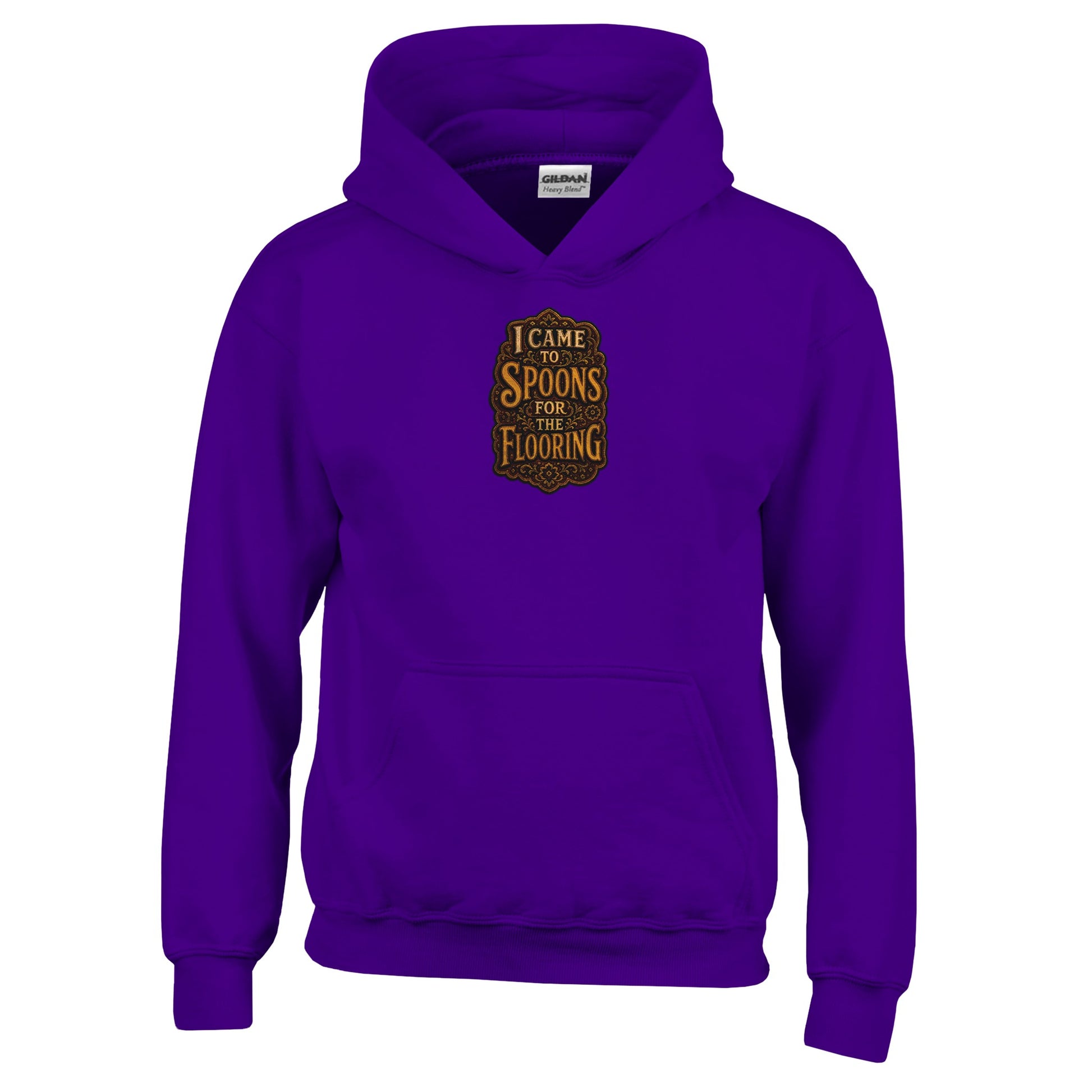 I Came to Spoons for the Flooring Kids' Hoodie — product view 10