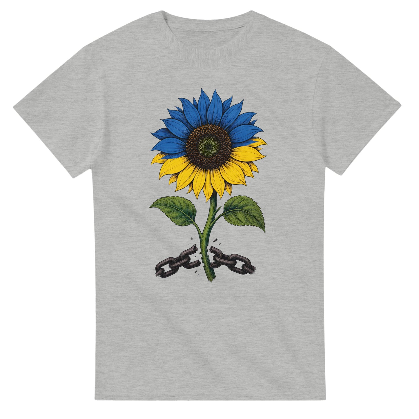 Ukraine Freedom Sunflower T-shirt — product view 6