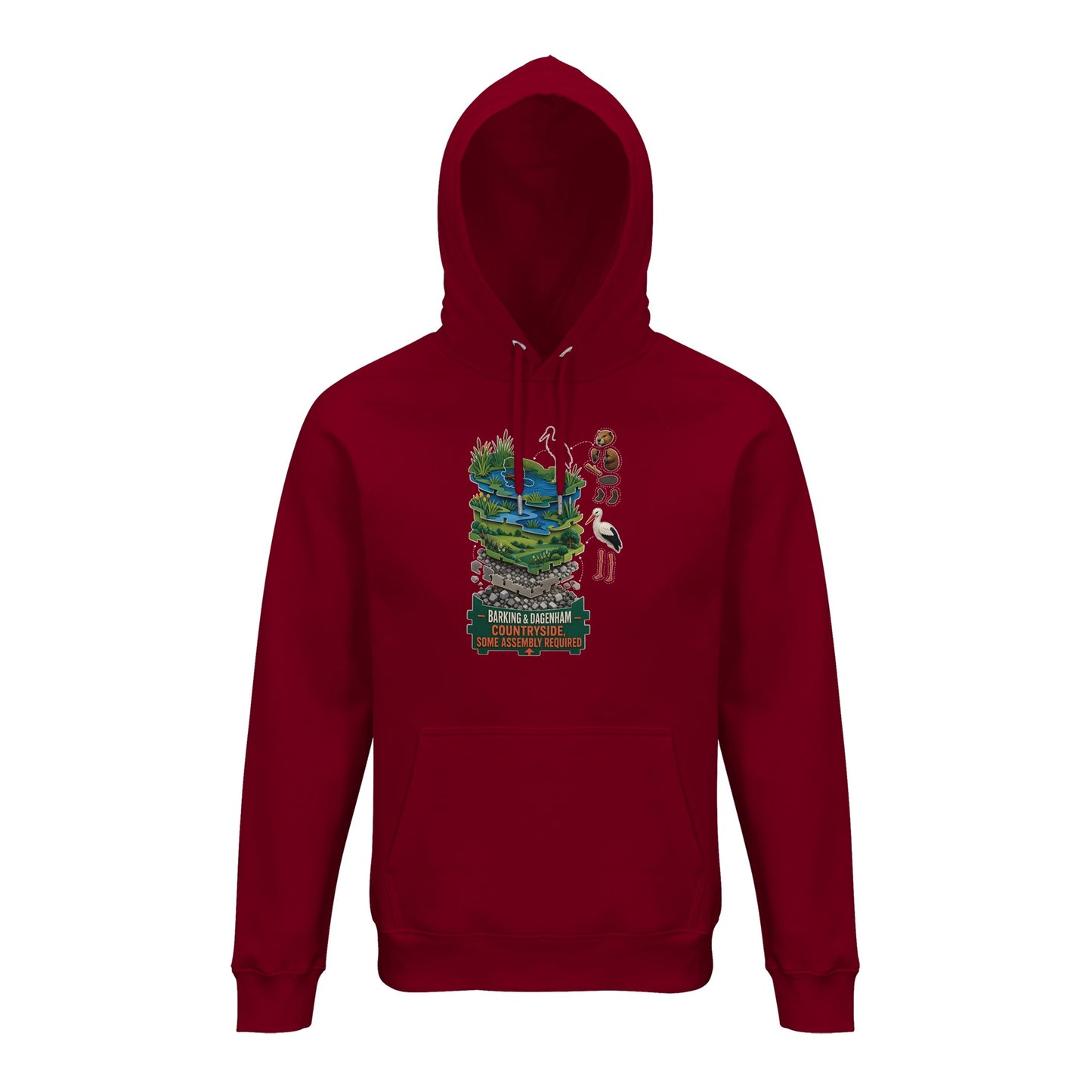 Barking & Dagenham Countryside Hoodie — product view 12