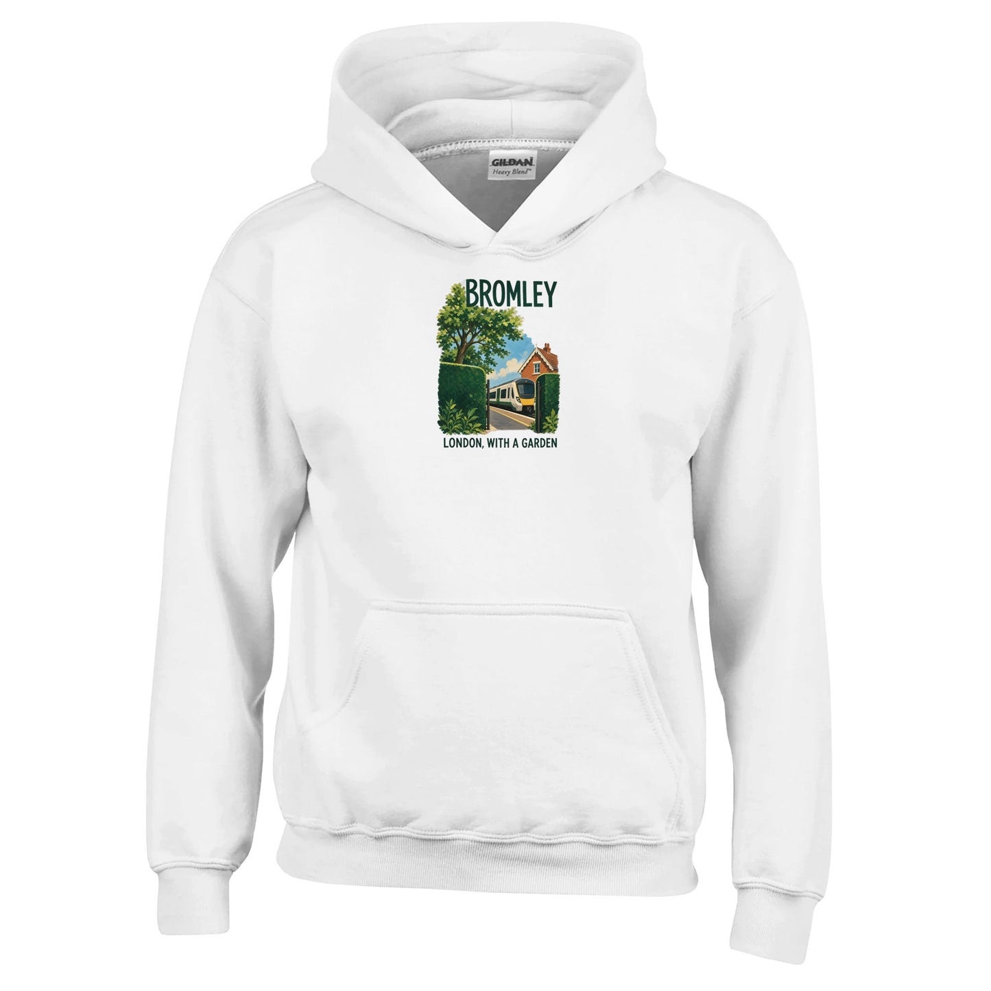 Bromley: London with a Garden Kids' Hoodie — product view 1