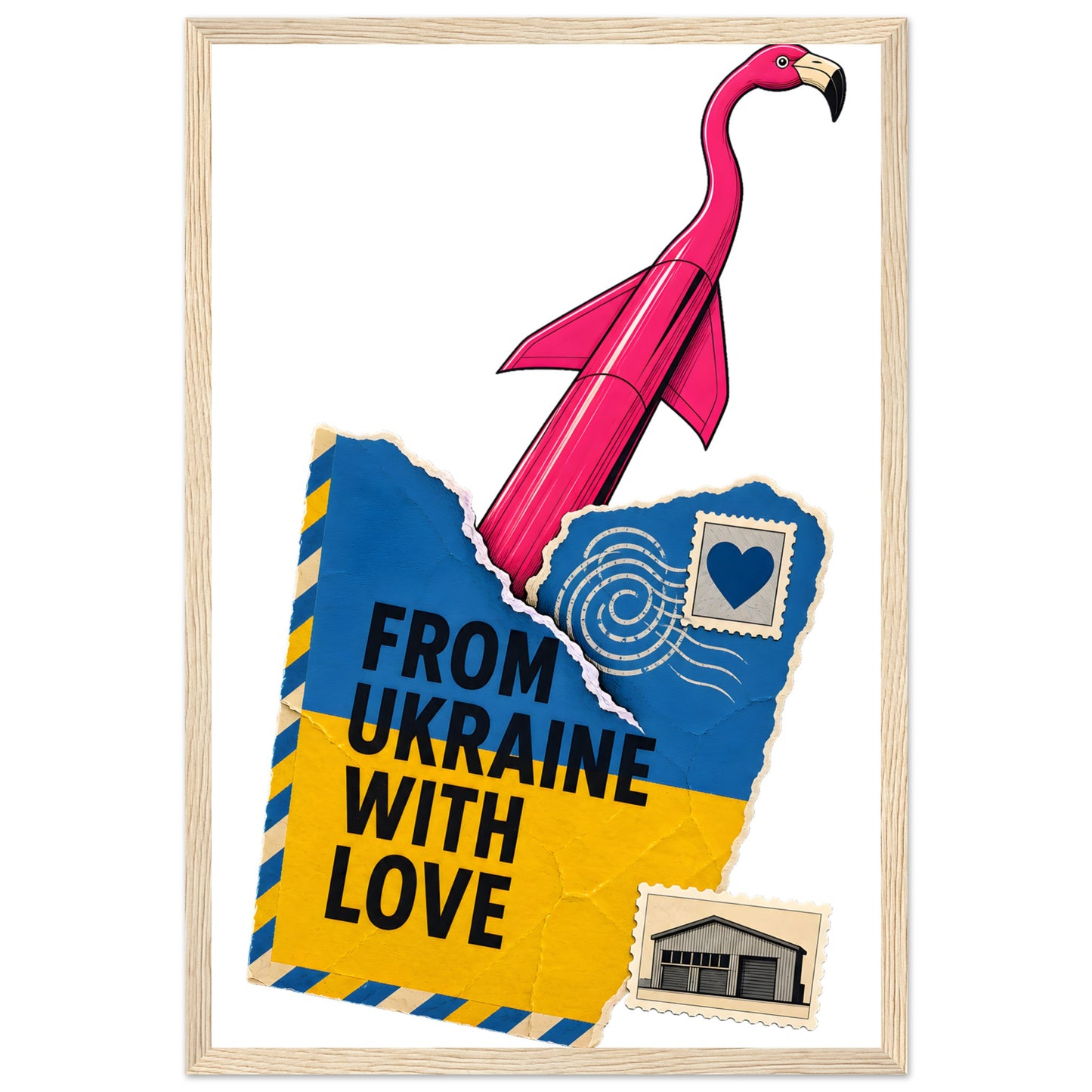 From Ukraine With Love Framed Wall Art — product view 3