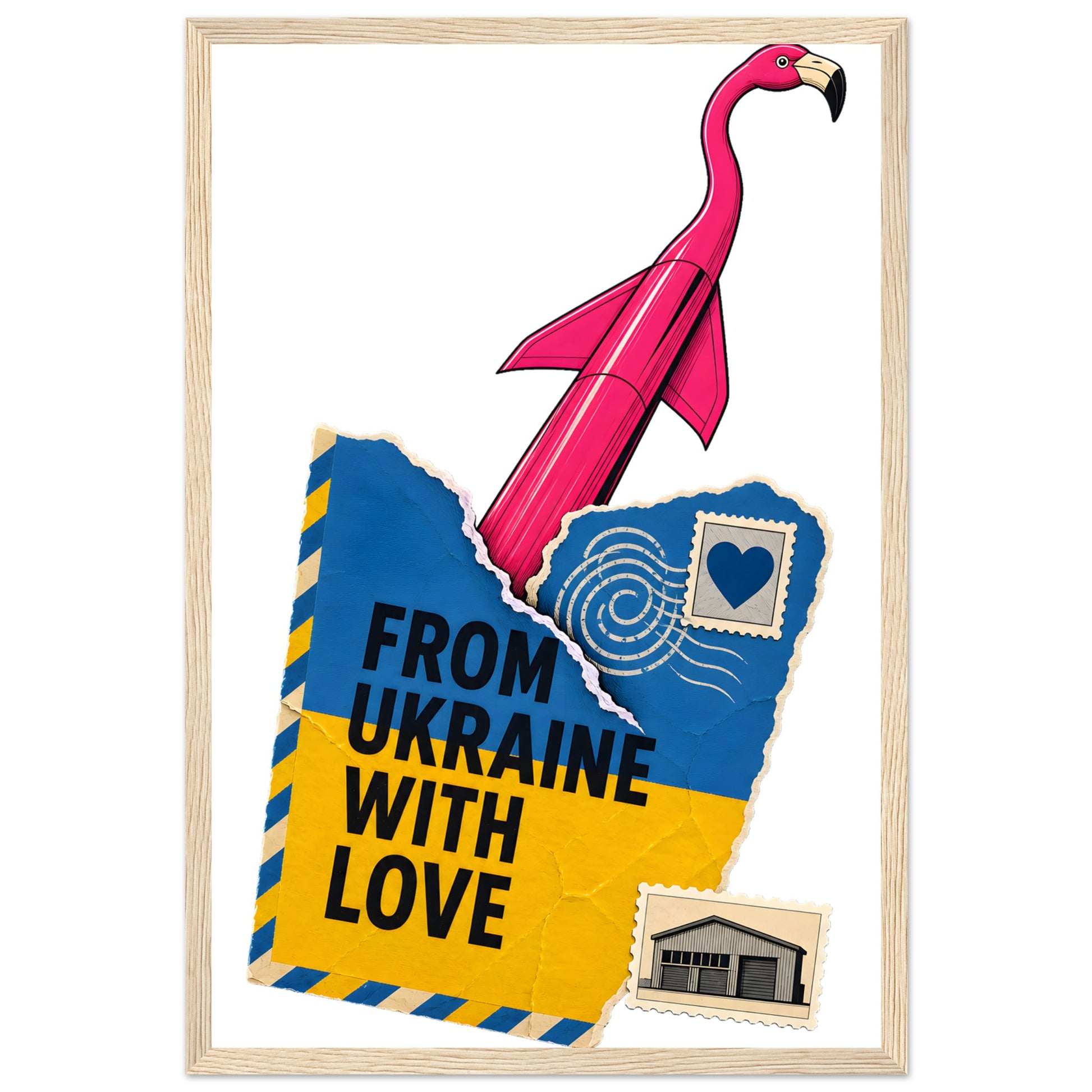 From Ukraine With Love Framed Wall Art — product view 3
