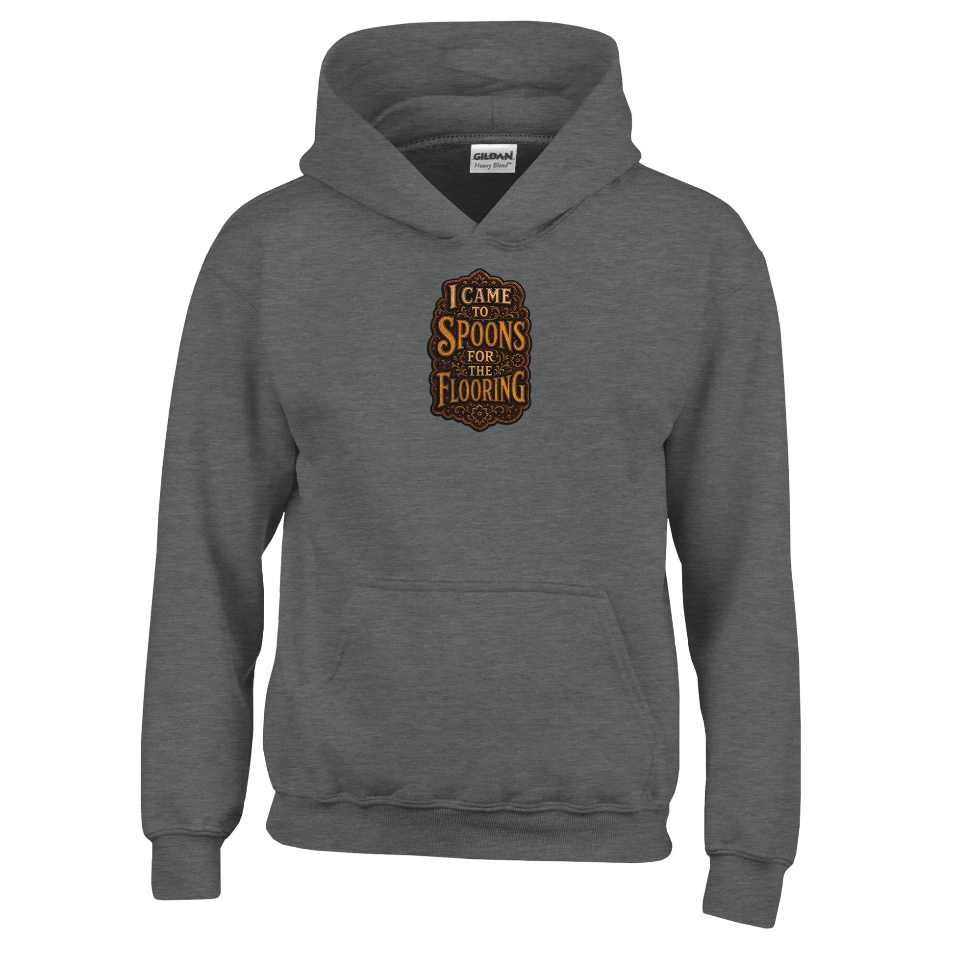 I Came to Spoons for the Flooring Kids' Hoodie — product view 2