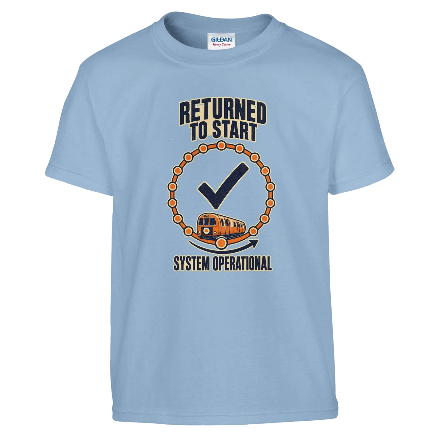 Glasgow Subway: System Operational Kids' T-shirt — product view 3