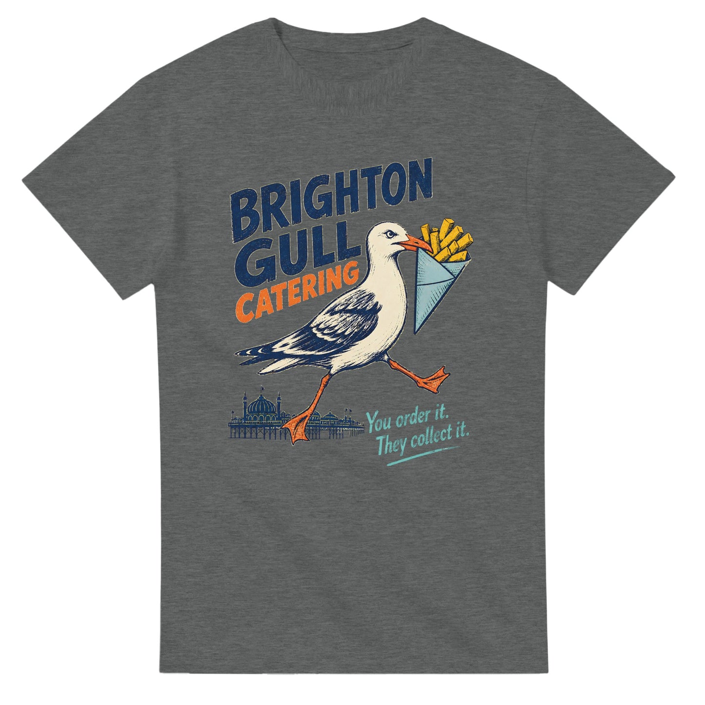 Brighton Gull Catering - You Order It, They Collect It T-shirt — product view 3
