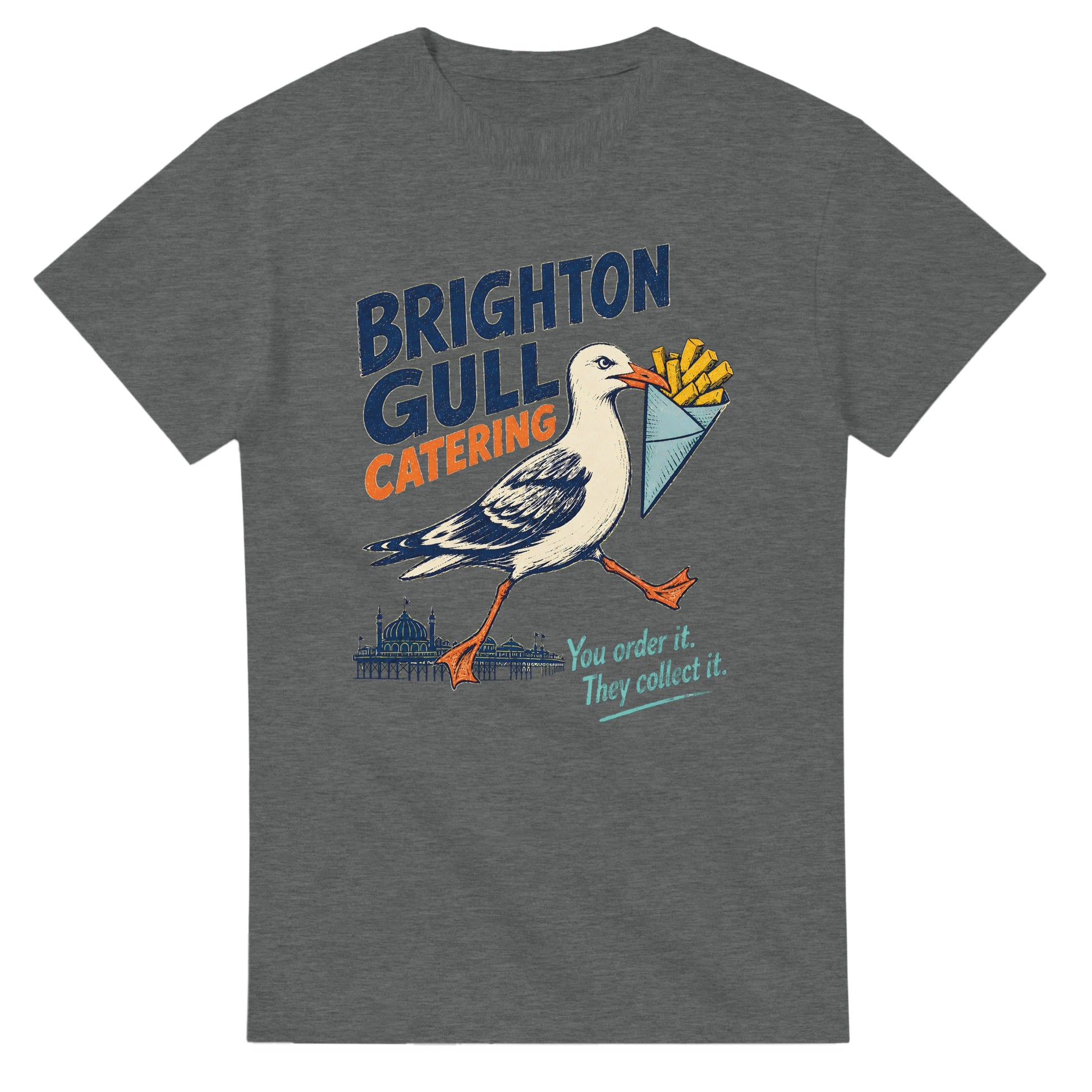Brighton Gull Catering - You Order It, They Collect It T-shirt — product view 3