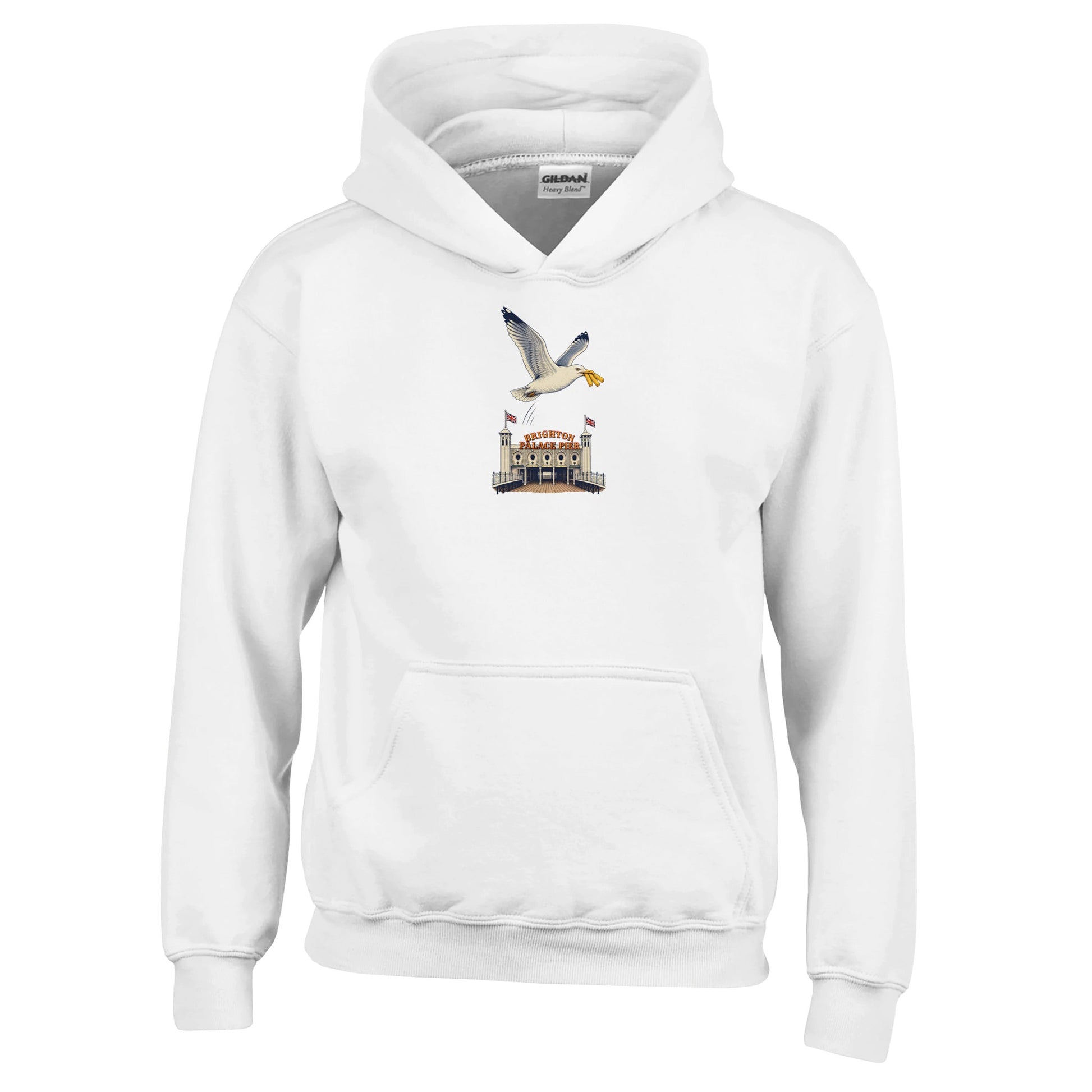 Brighton Palace Pier Chip Heist Kids' Hoodie — product view 1