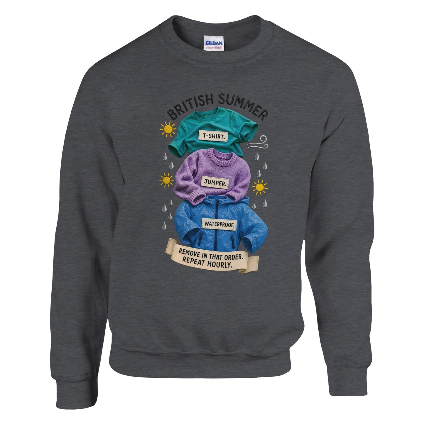 British Summer: Repeat Layers Hourly Sweatshirt — product view 14