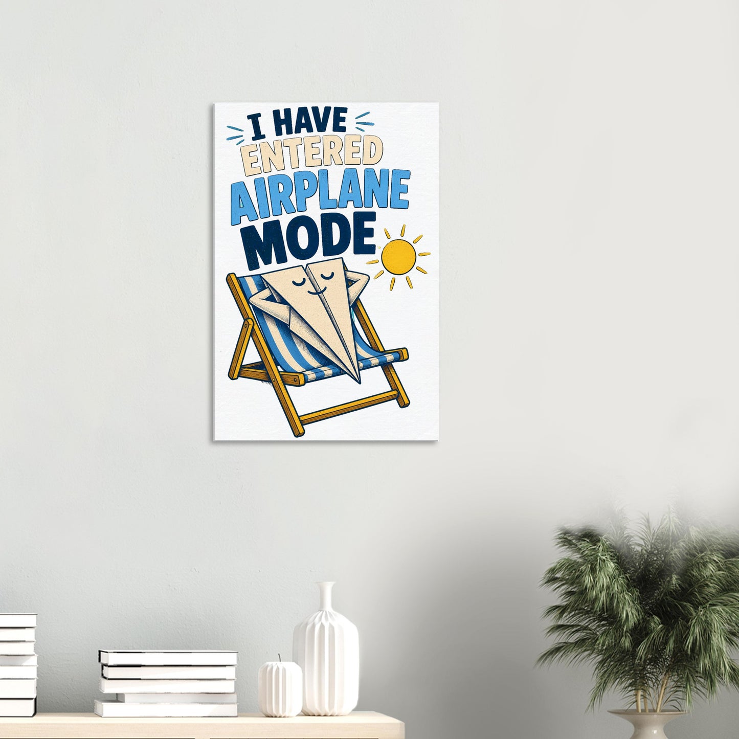I Have Entered Airplane Mode Graphic Canvas — product view 4