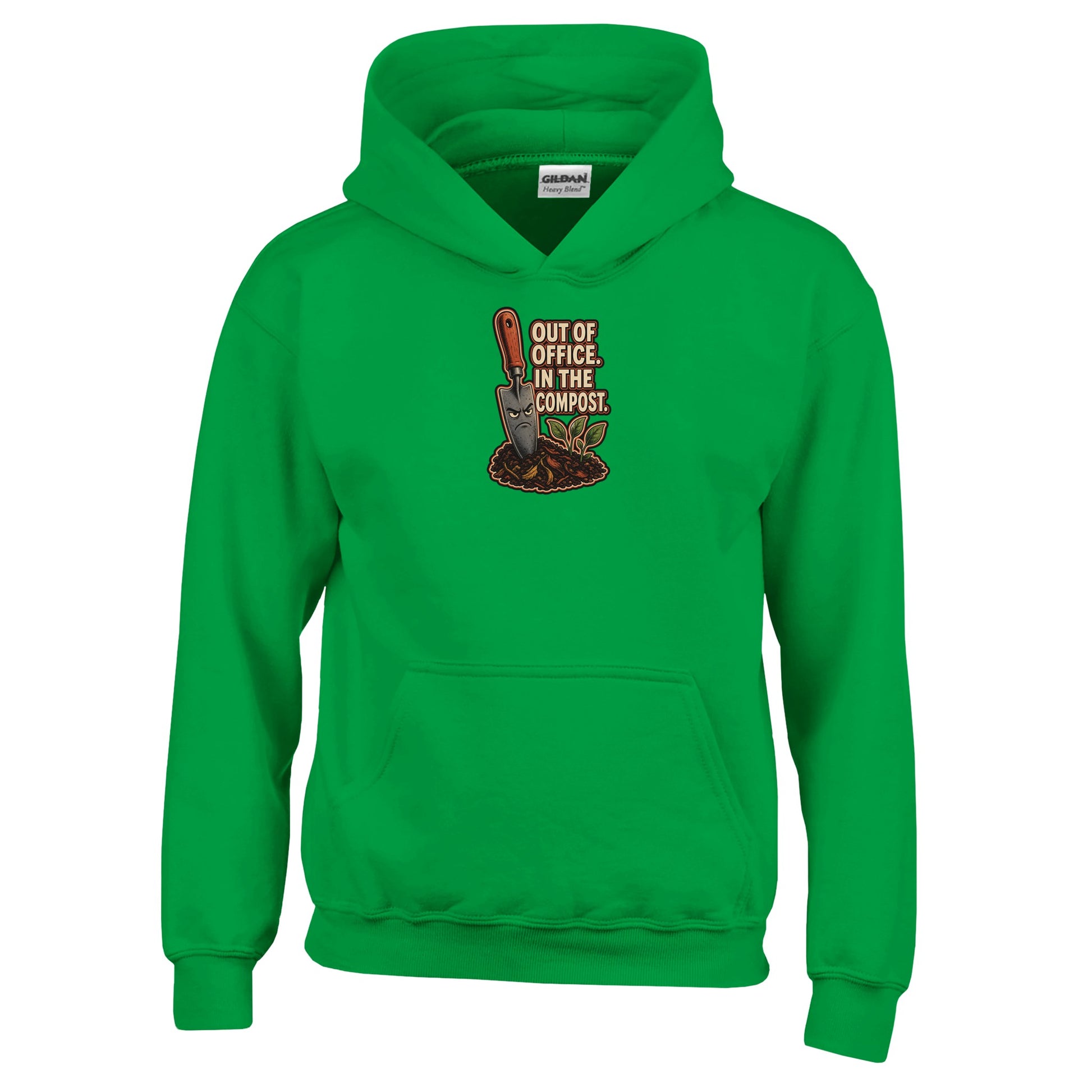 Out of Office, In the Compost Kids' Hoodie — product view 8