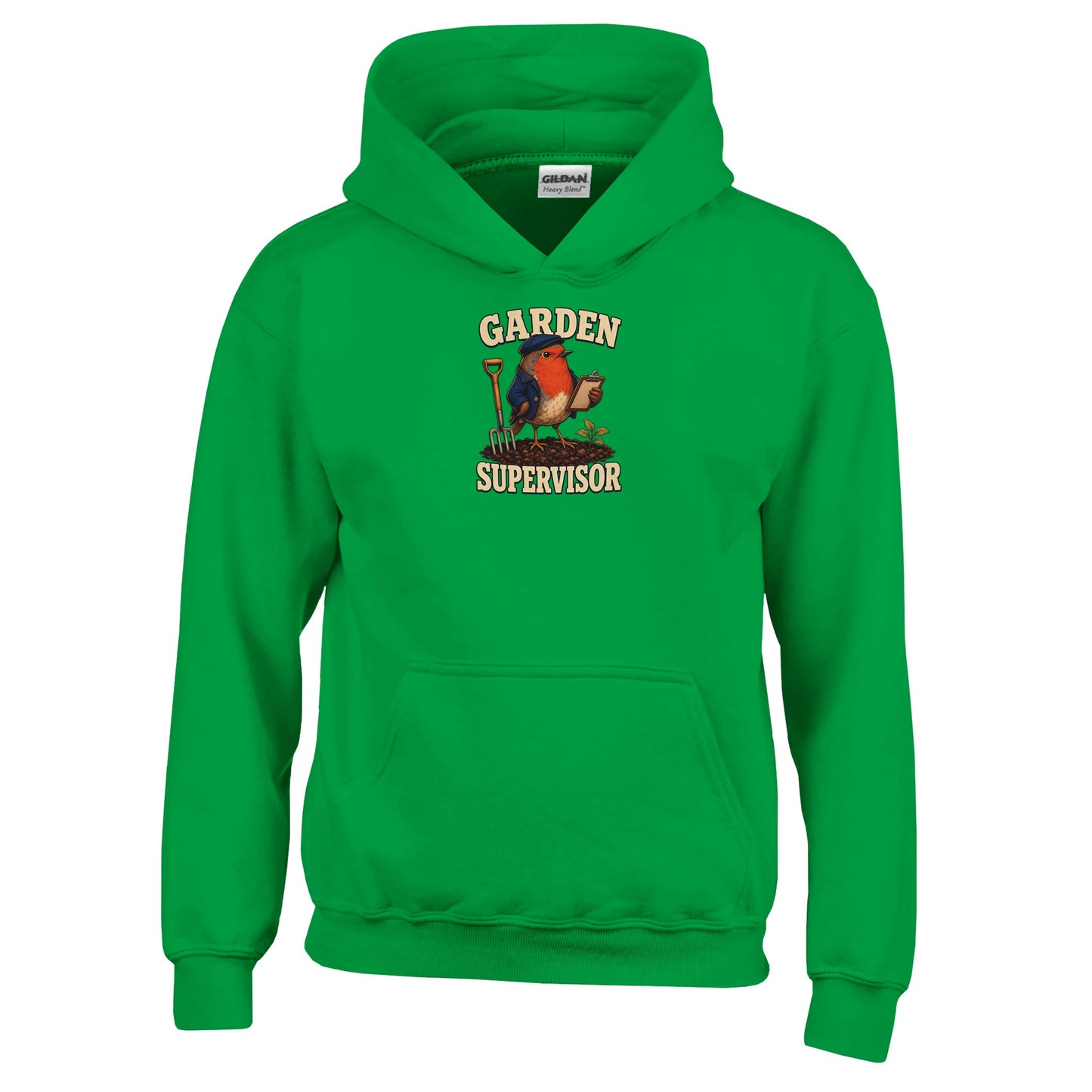 Garden Supervisor Robin Kids' Hoodie — product view 8