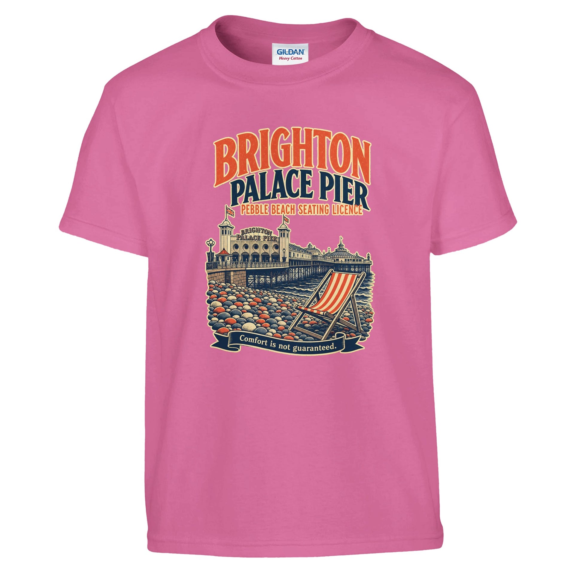 Brighton Pebble Beach Seating Licence Kids' T-shirt — product view 10