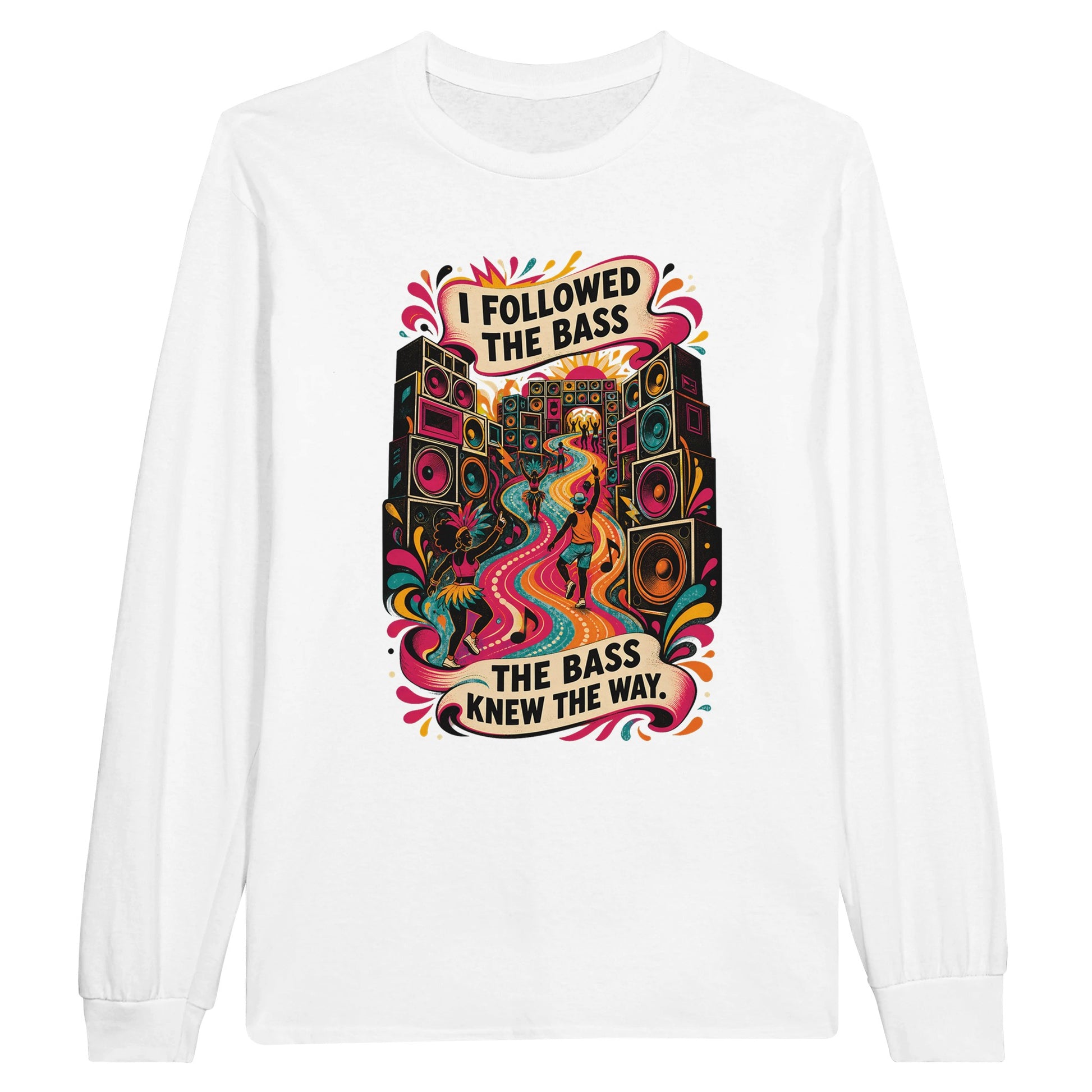 I Followed the Bass Long-Sleeve T-shirt — product view 1
