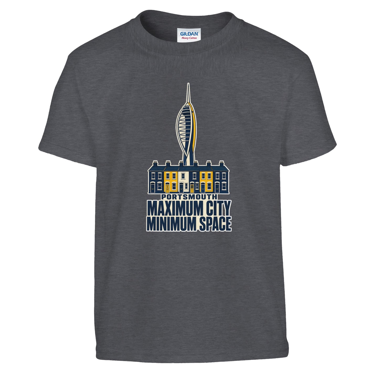 Portsmouth Maximum City Minimum Space Kids' T-shirt — product view 12