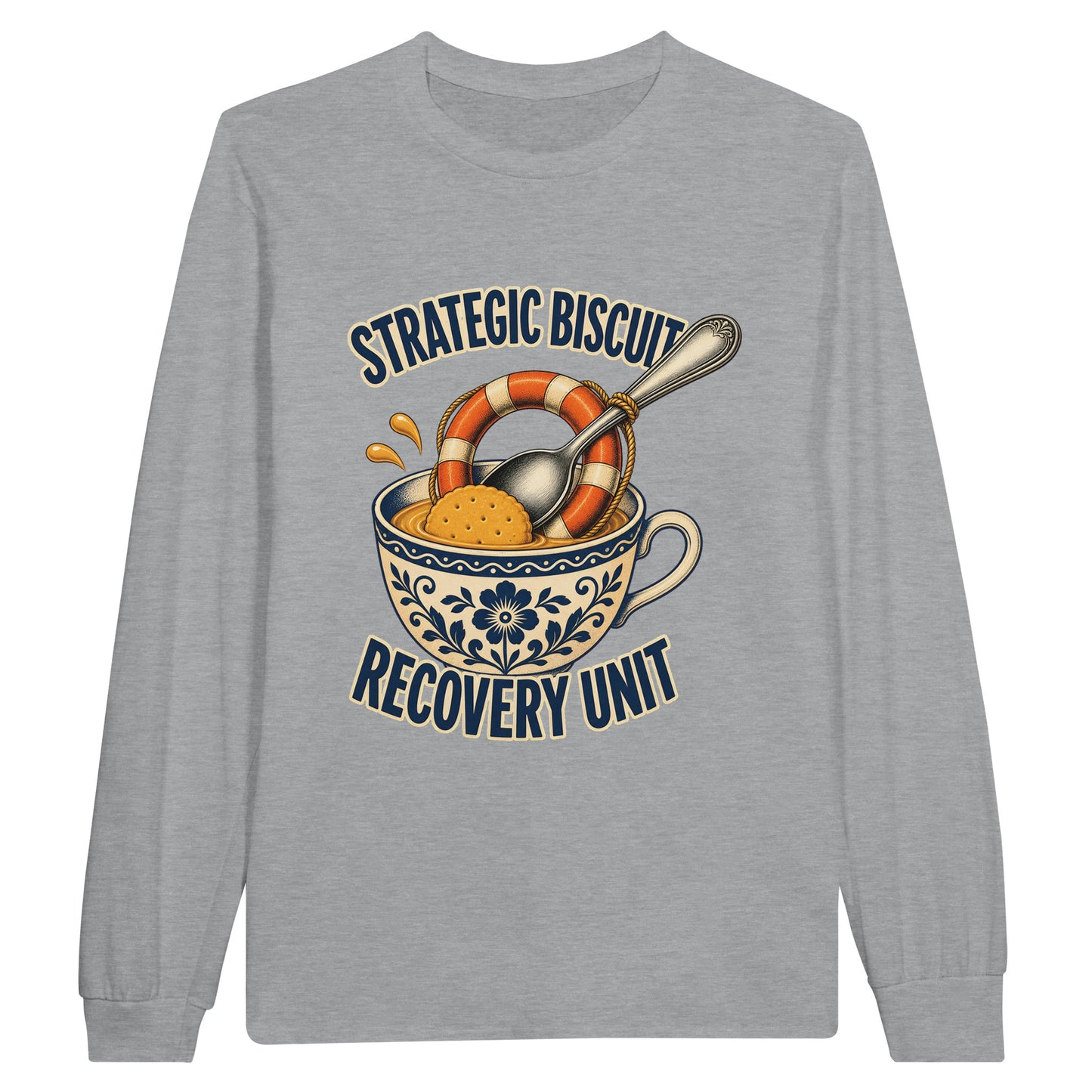 Strategic Biscuit Recovery Unit Long-Sleeve T-shirt — product view 10