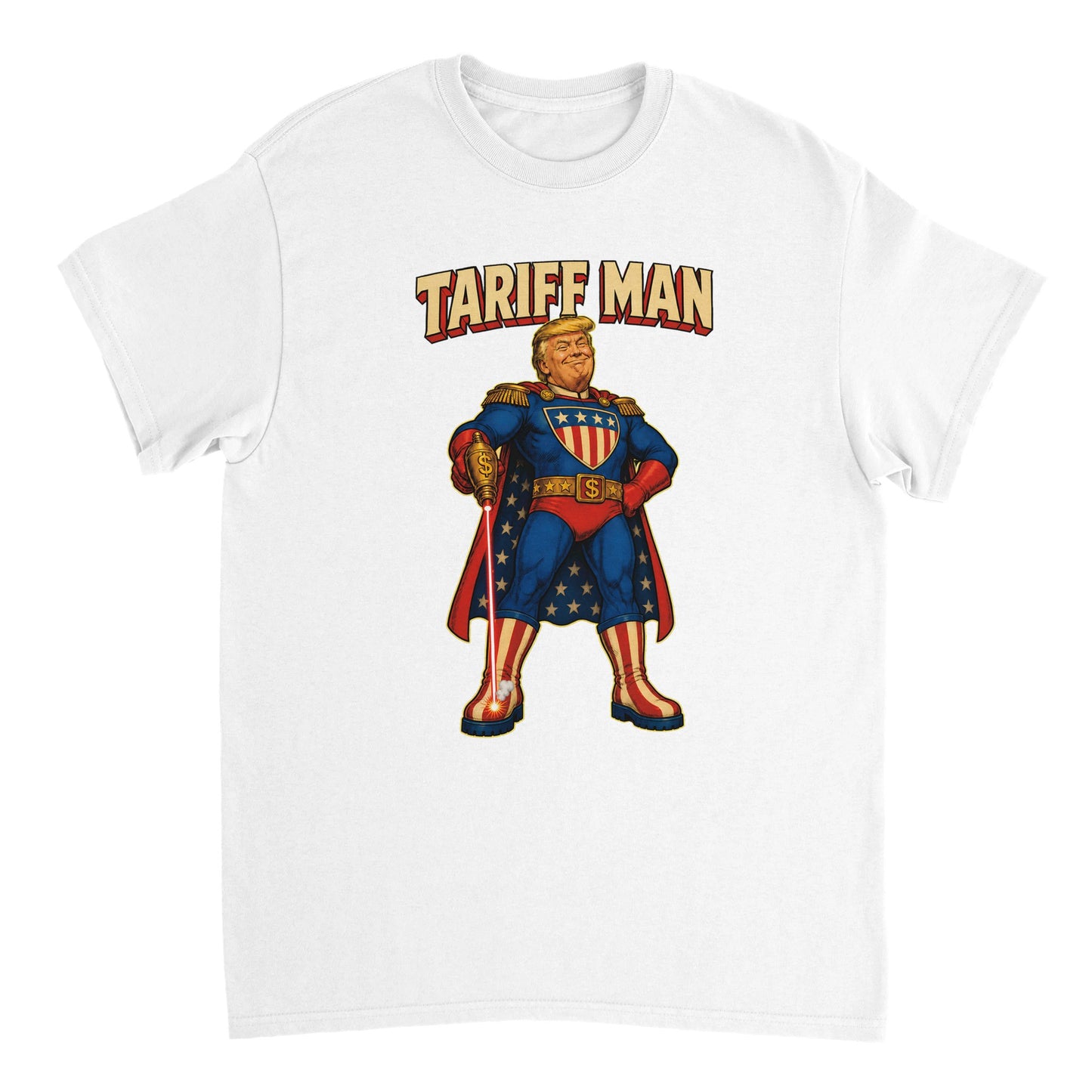 Tariff Man – Self-Shot Satire T-shirt — product view 7