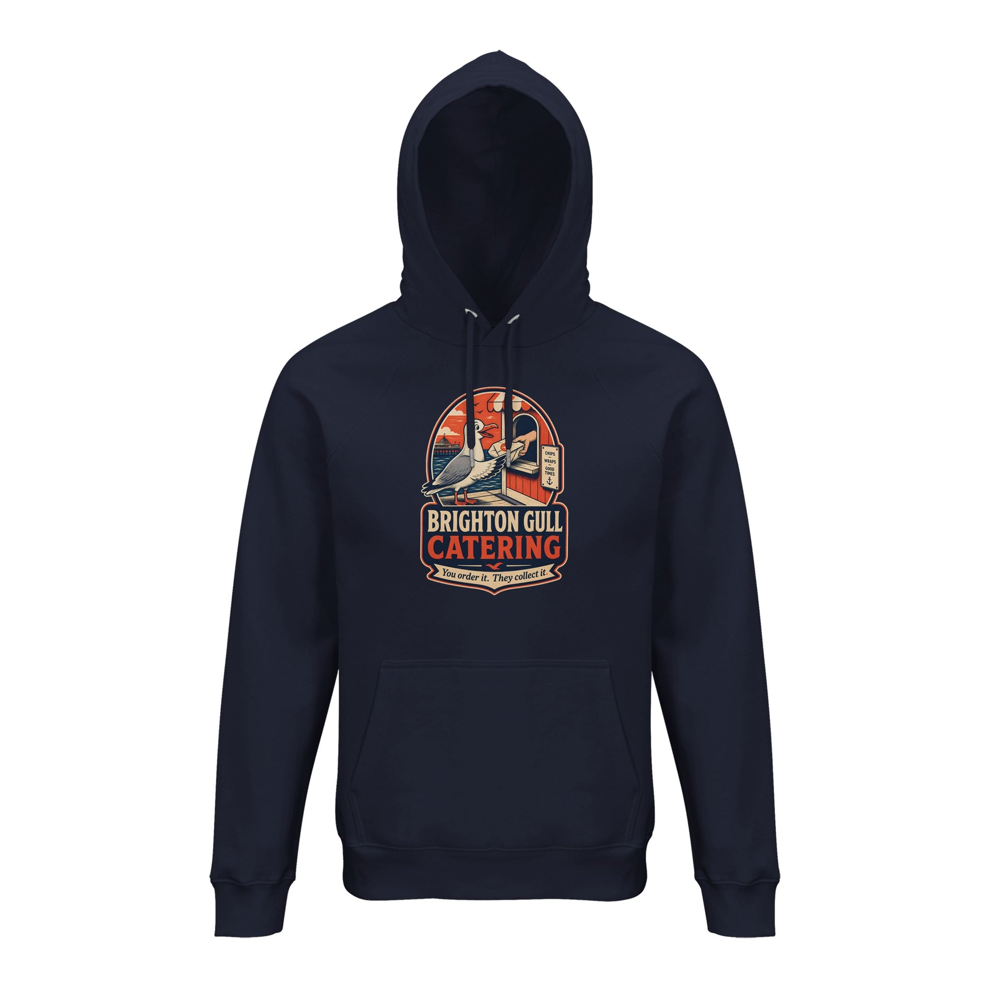 Brighton Gull Catering — Illustrated Hoodie — product view 5