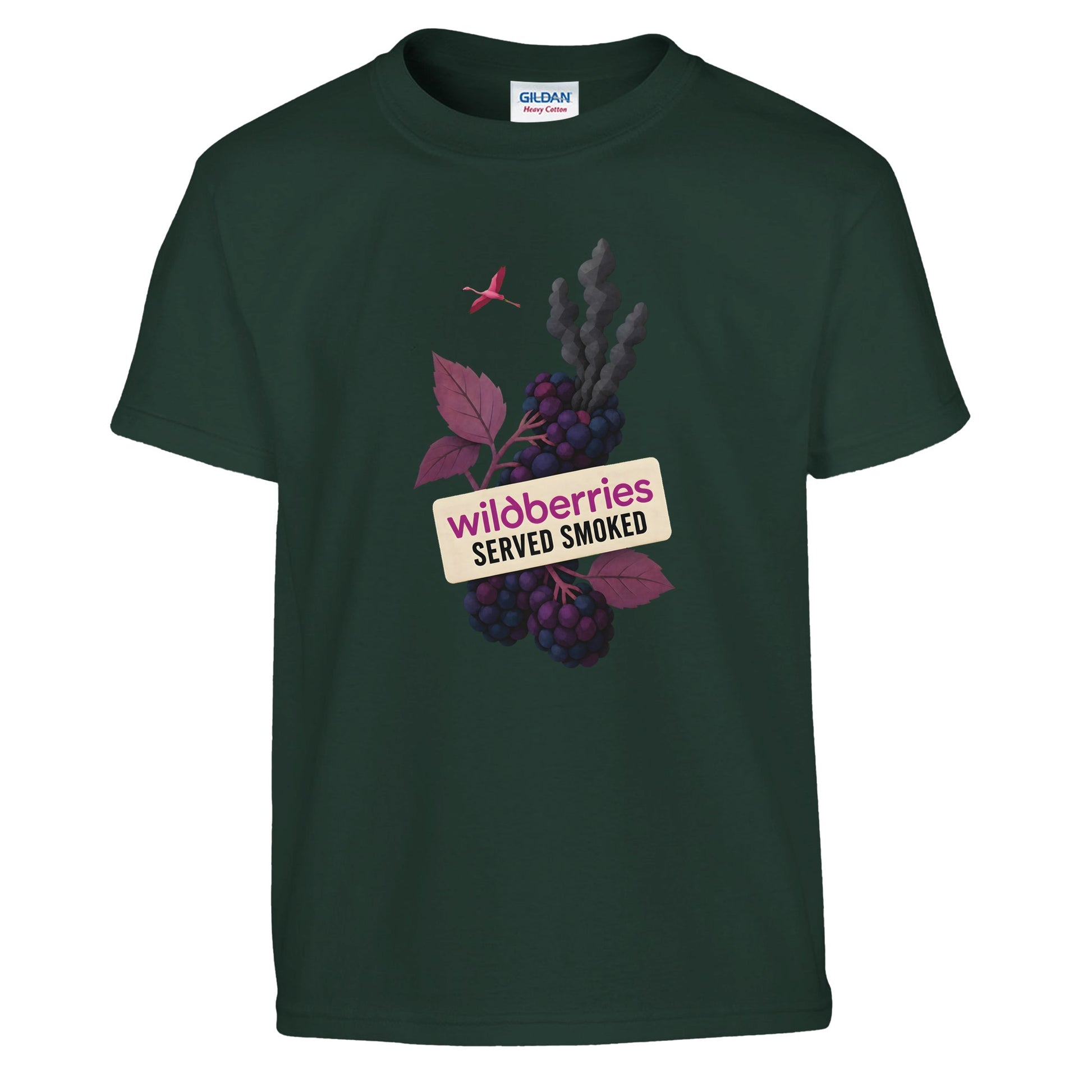 Wildberries, Served Smoked Kids' T-shirt — product view 13