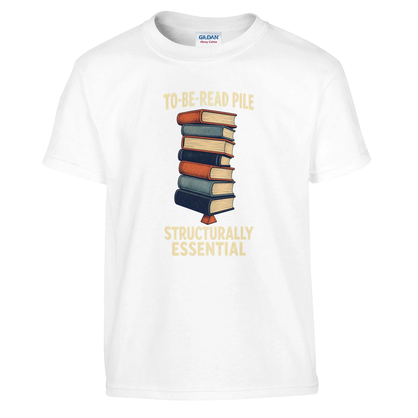 To-Be-Read Pile: Structurally Essential Book Graphic Kids' T-shirt — product view 1
