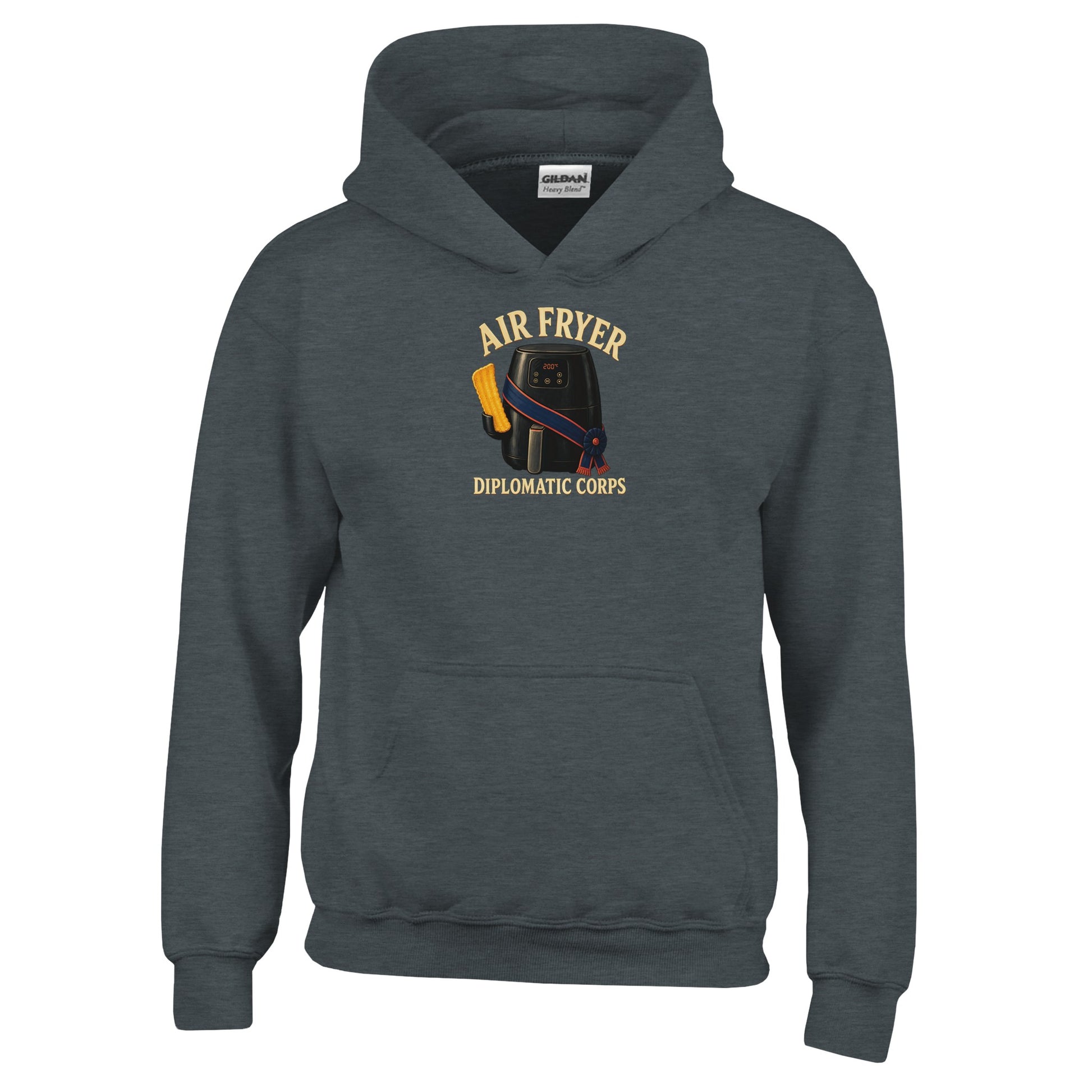 Air Fryer Diplomatic Corps Kids' Hoodie — product view 9