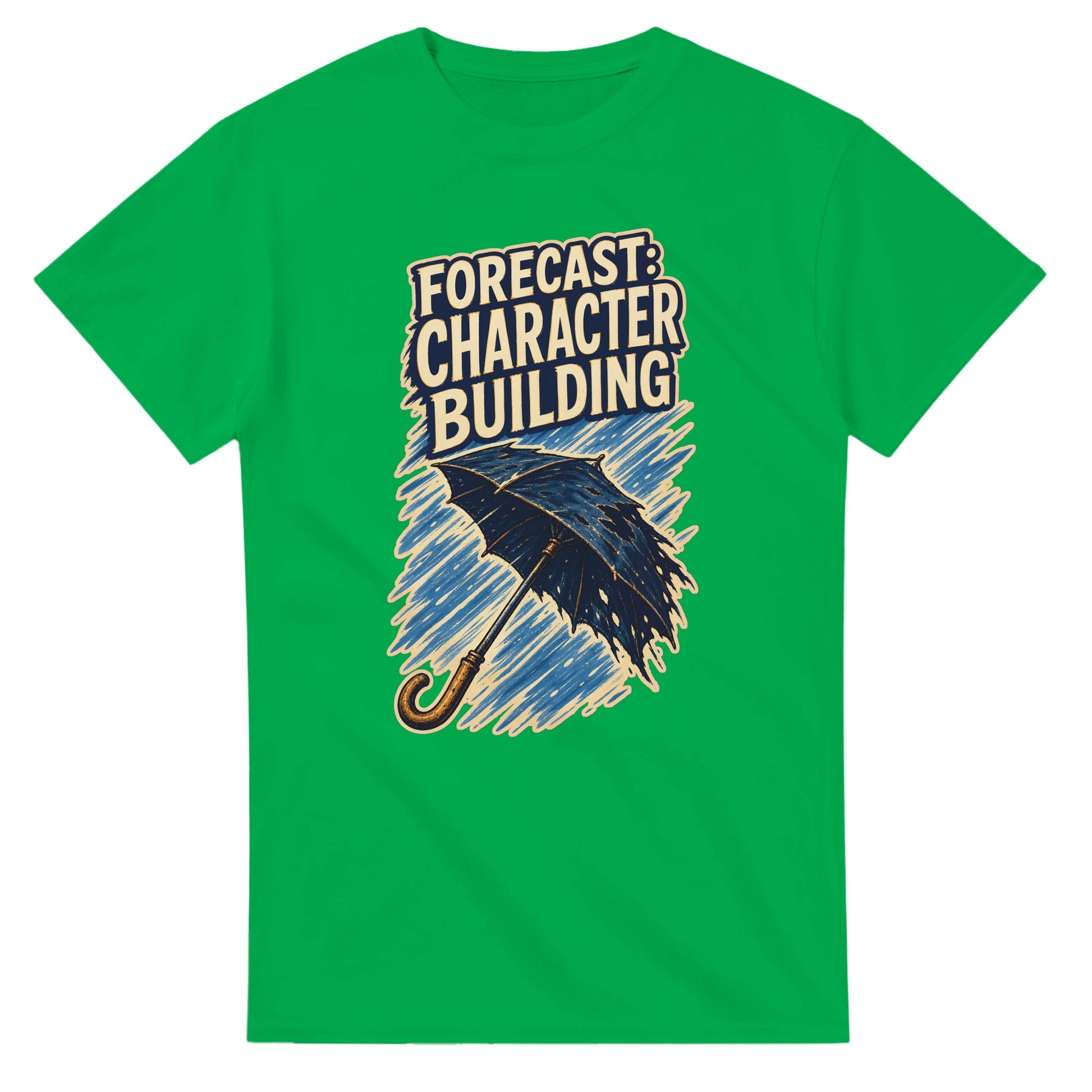 Forecast: Character Building – British Weather T-Shirt & Print — product view 11