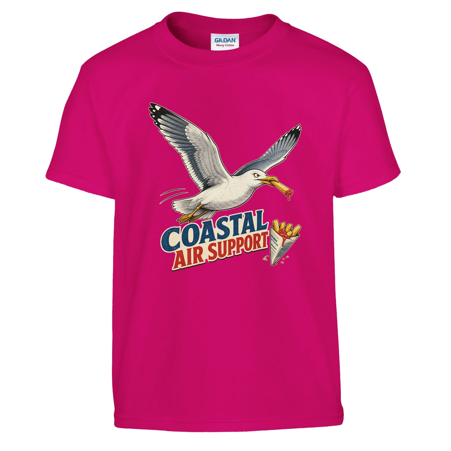 Coastal Air Support Seagull Graphic Kids' T-shirt — product view 11