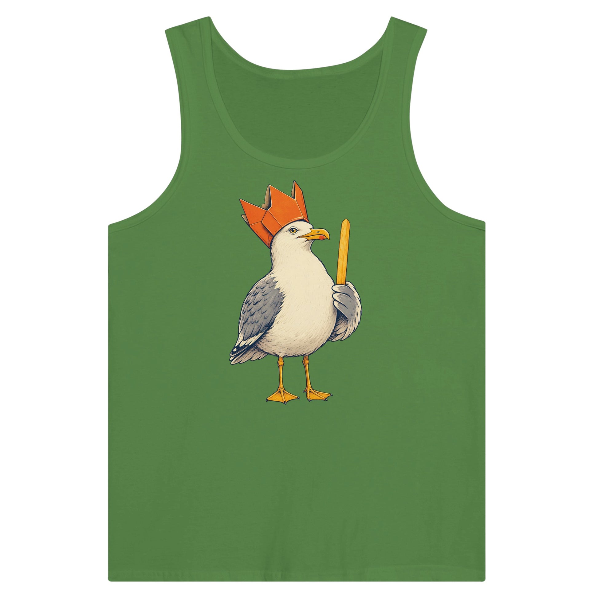 The Chip Crown Gull Premium Unisex Tank Top — product view 13