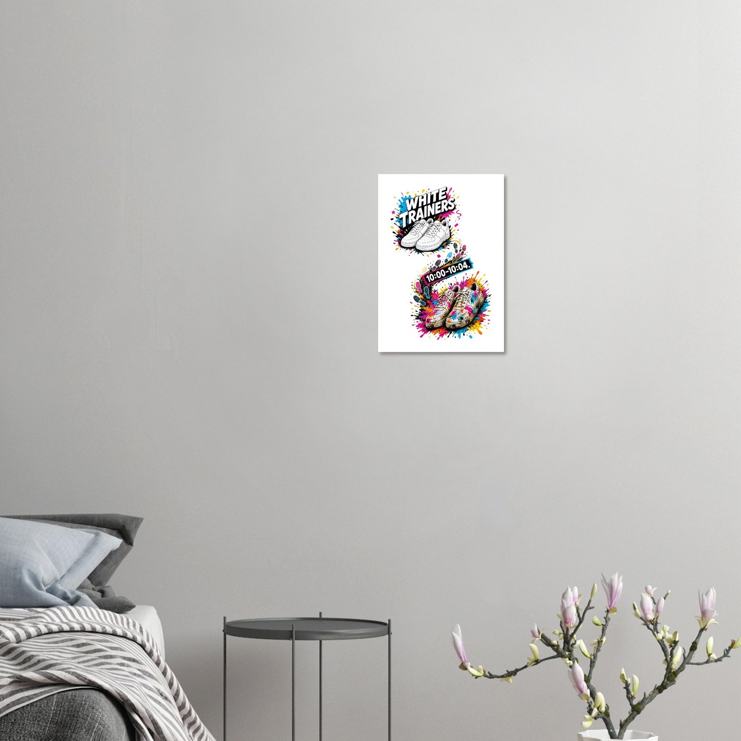 White Trainers: 10:00–10:04 Poster — product view 7