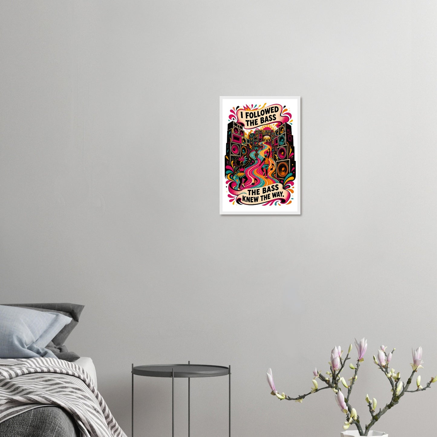 I Followed the Bass Framed Wall Art — product view 10