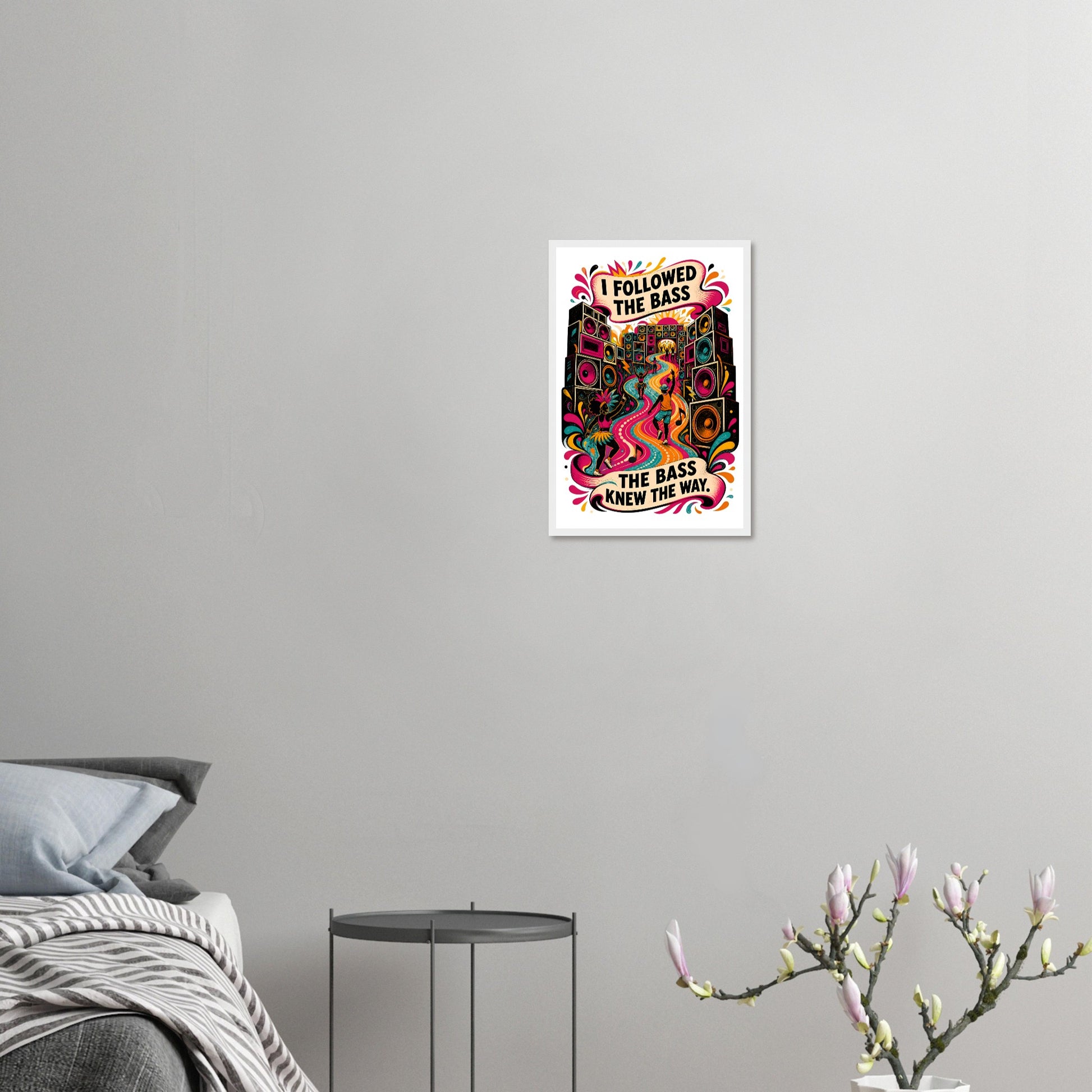 I Followed the Bass Framed Wall Art — product view 10
