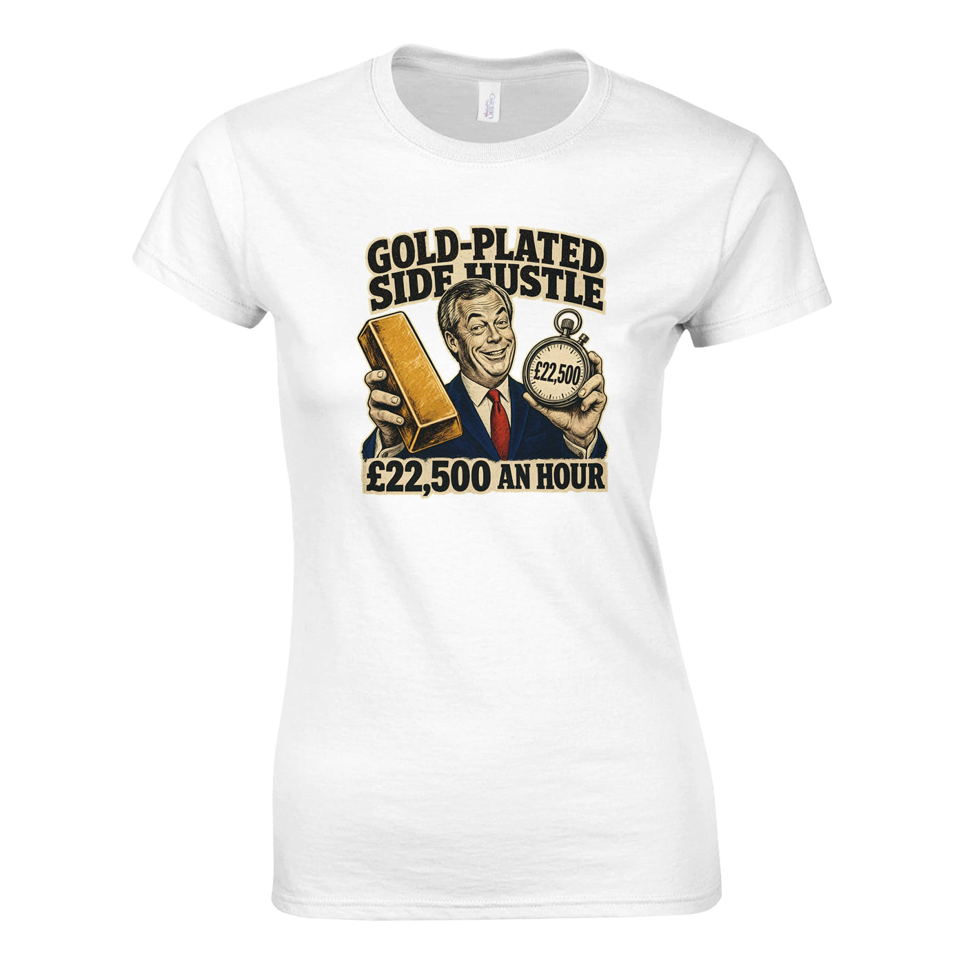 Gold-Plated Side Hustle £22,500 an Hour Women's T-shirt