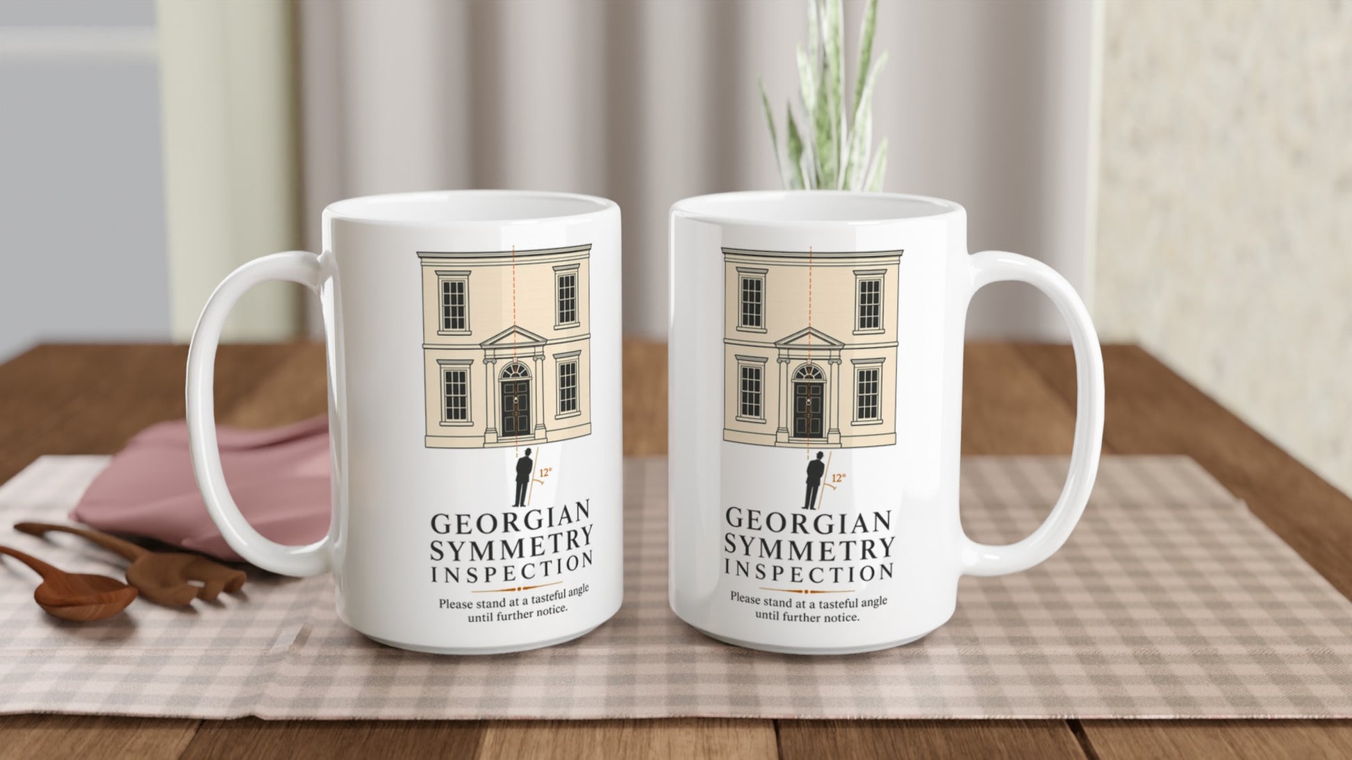 Georgian Symmetry Inspection — Bath Large Mug — product view 5