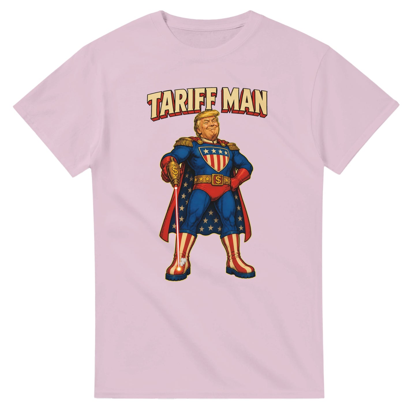 Tariff Man – Self-Shot Satire T-shirt — product view 4