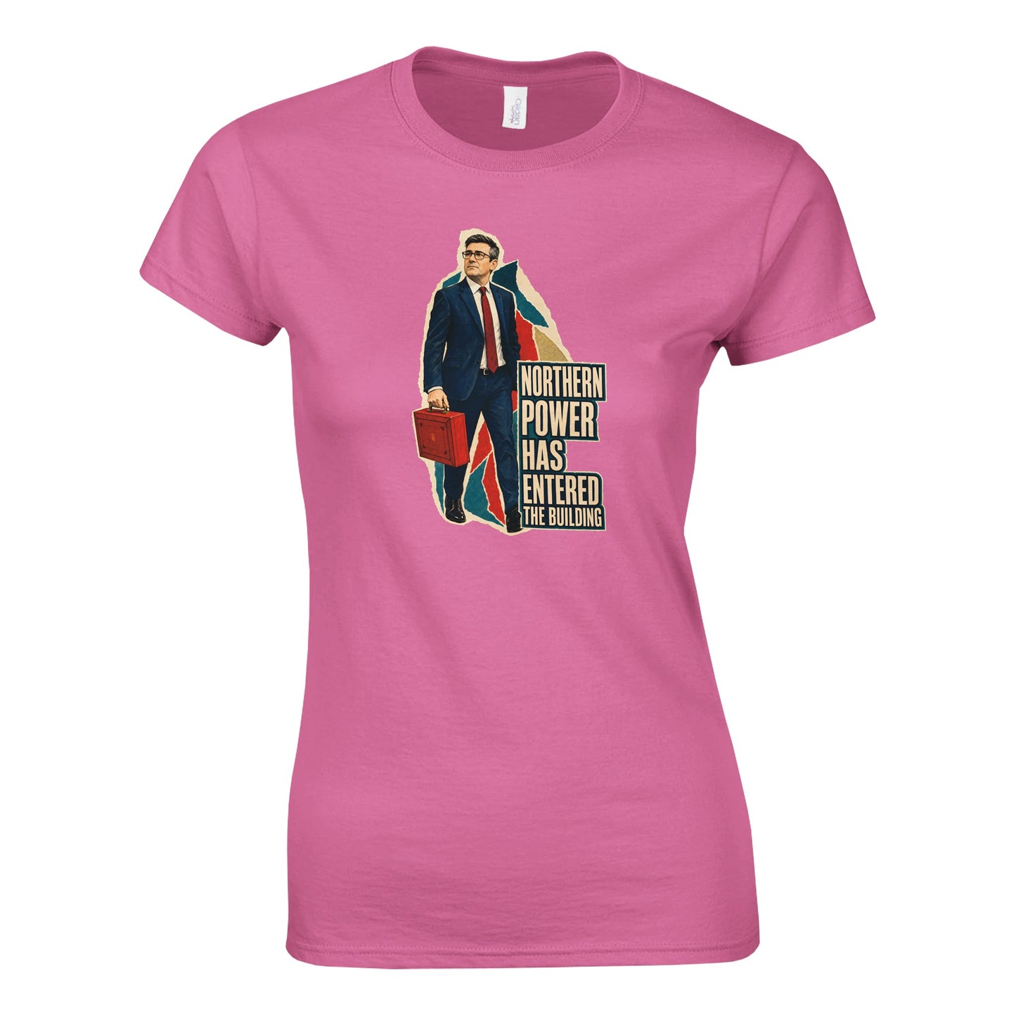 Northern Power Has Entered the Building Tote Bag Women's T-shirt — product view 4