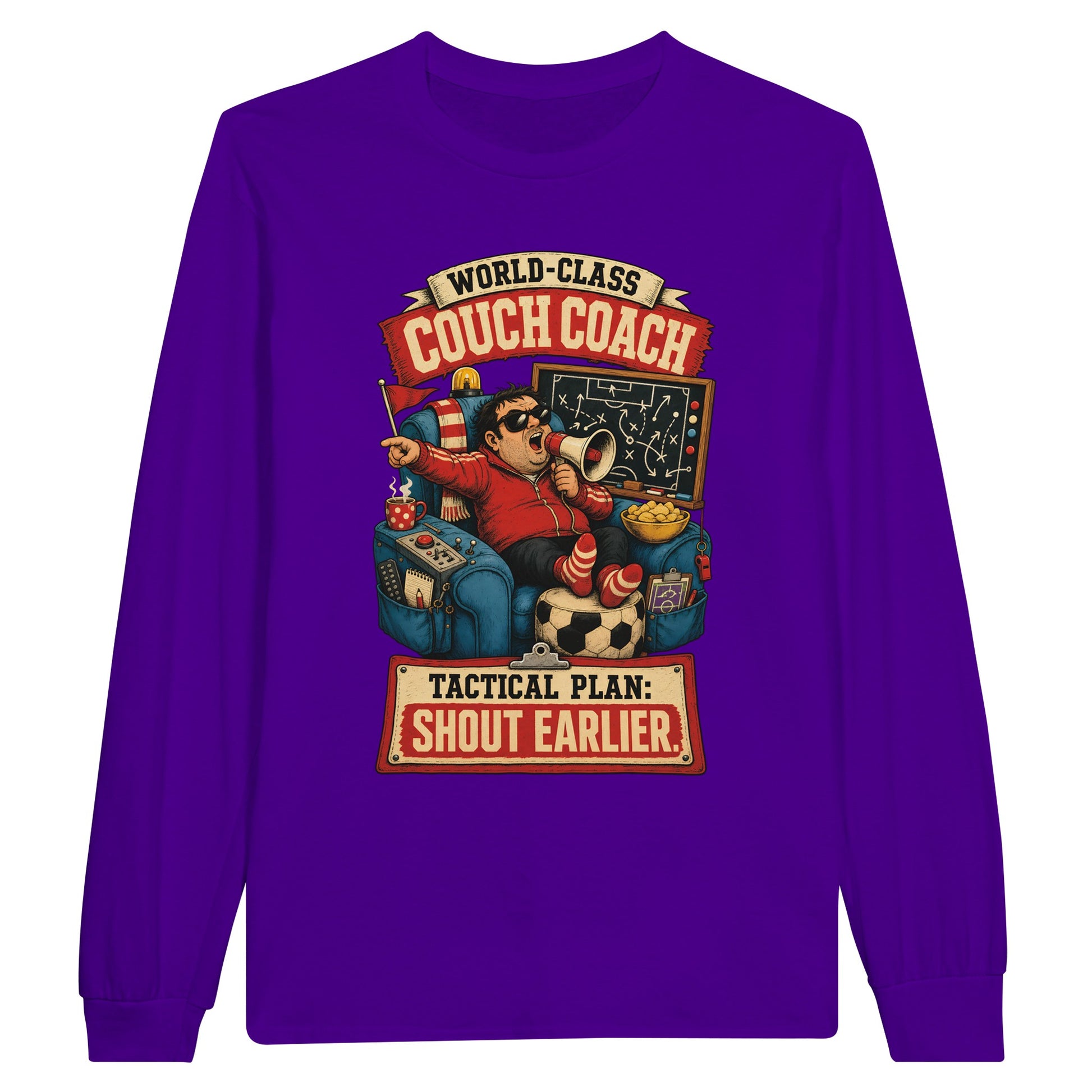World-Class Couch Coach Long-Sleeve T-shirt — product view 13