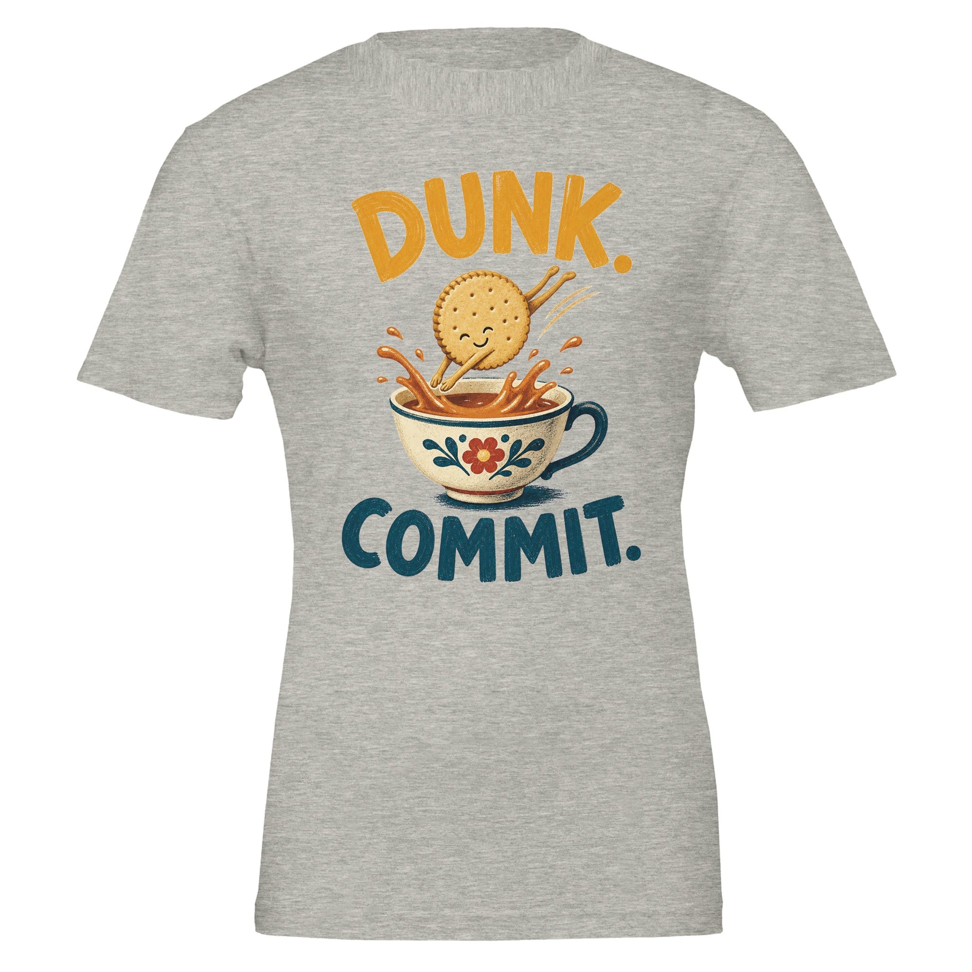 Dunk. Commit. Tea Biscuit Graphic T-shirt — product view 4