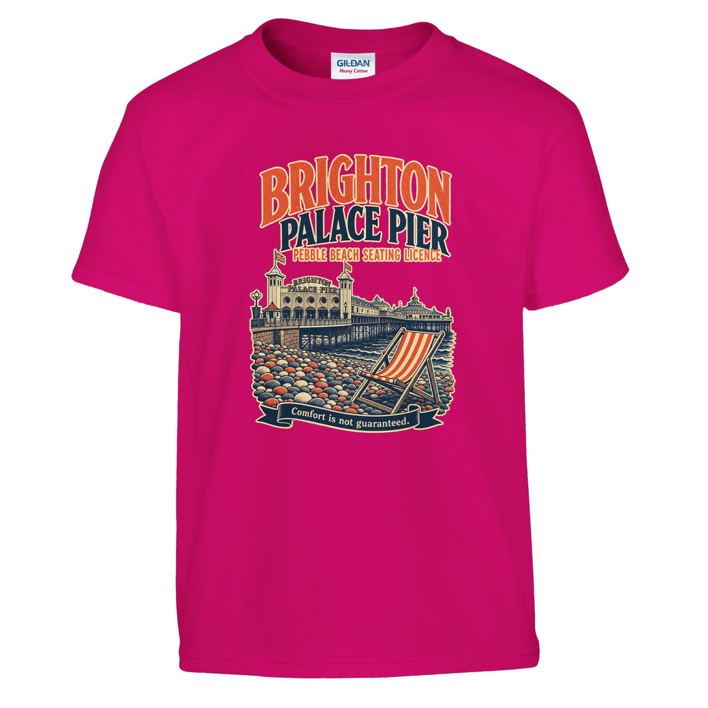 Brighton Pebble Beach Seating Licence Kids' T-shirt — product view 11
