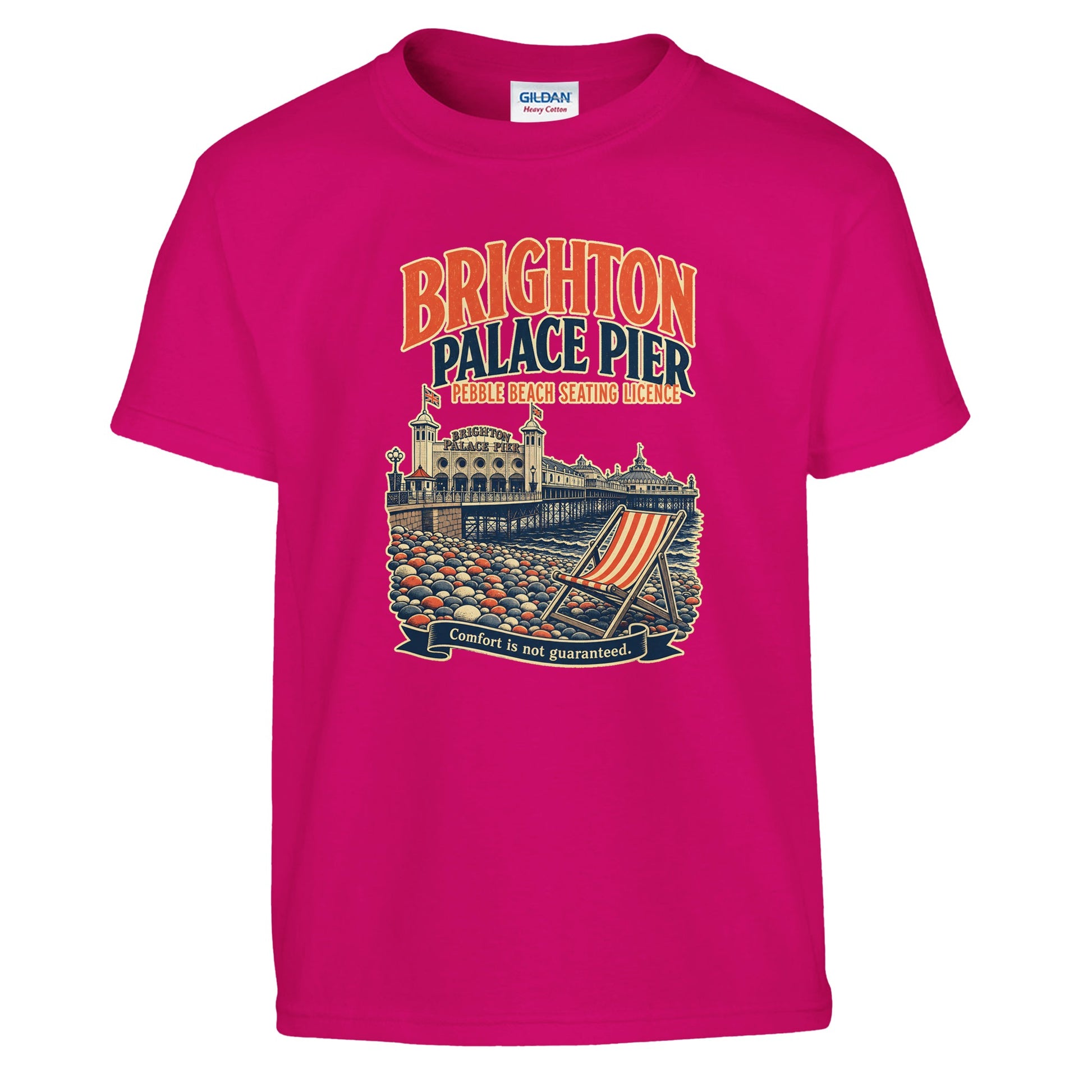 Brighton Pebble Beach Seating Licence Kids' T-shirt — product view 11