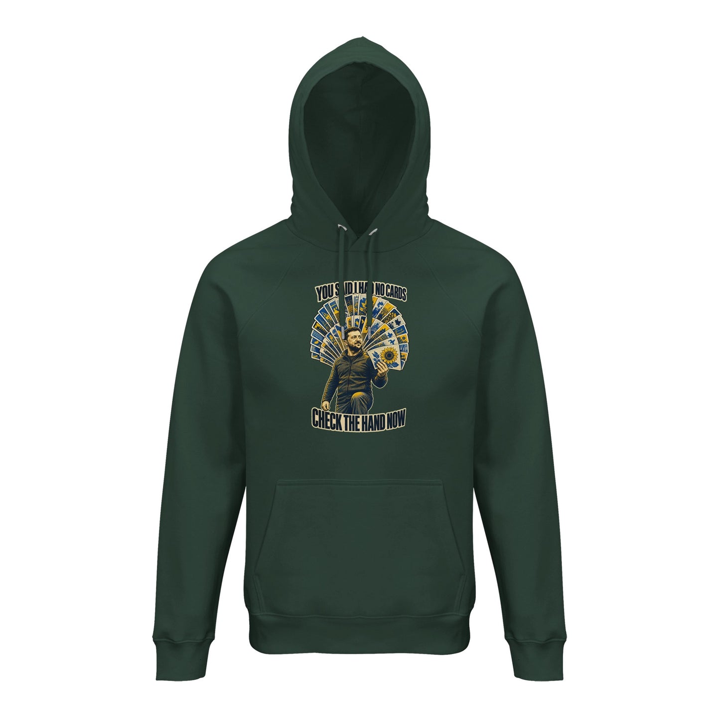 You Said I Had No Cards – Zelenskyy Satire Hoodie — product view 13