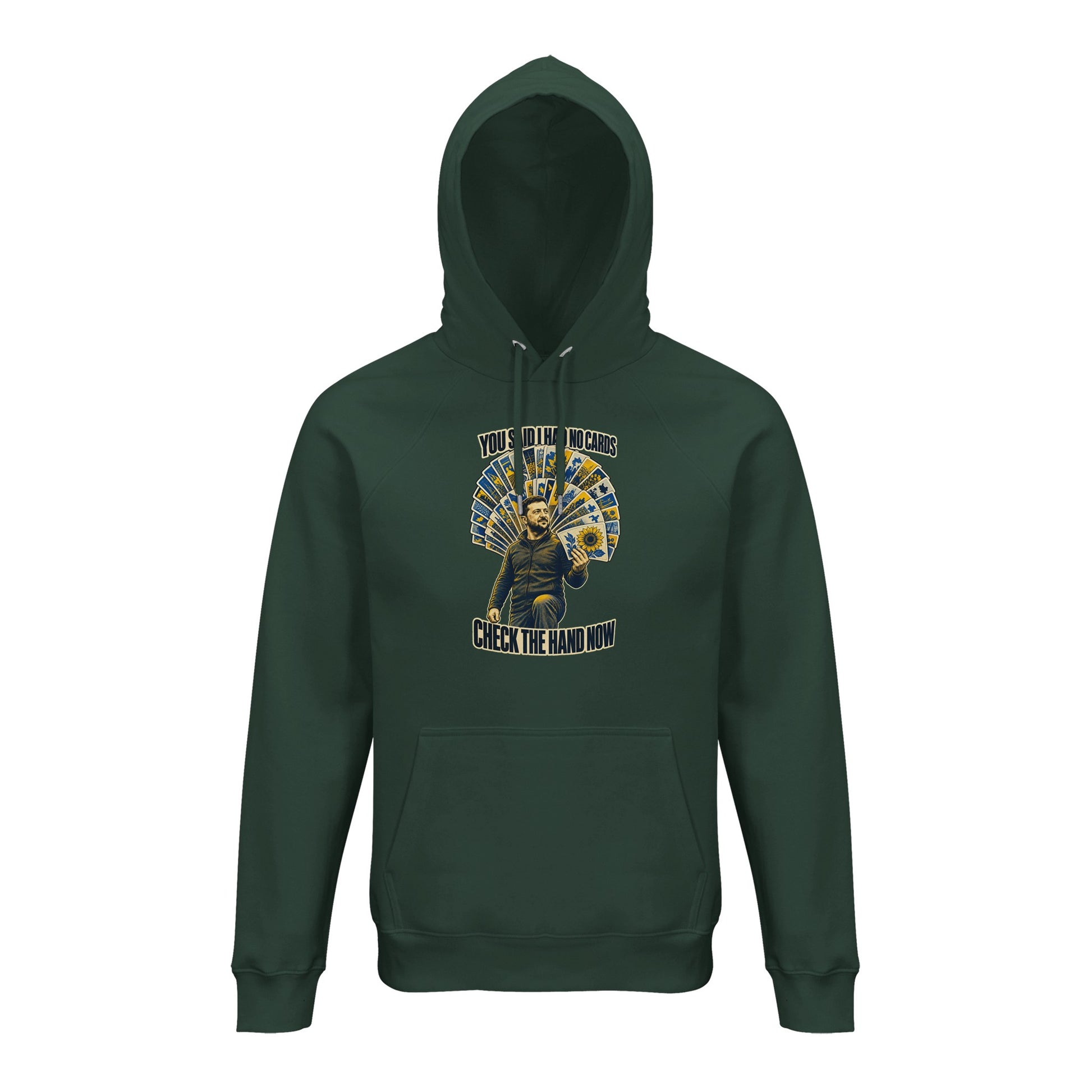 You Said I Had No Cards – Zelenskyy Satire Hoodie — product view 13