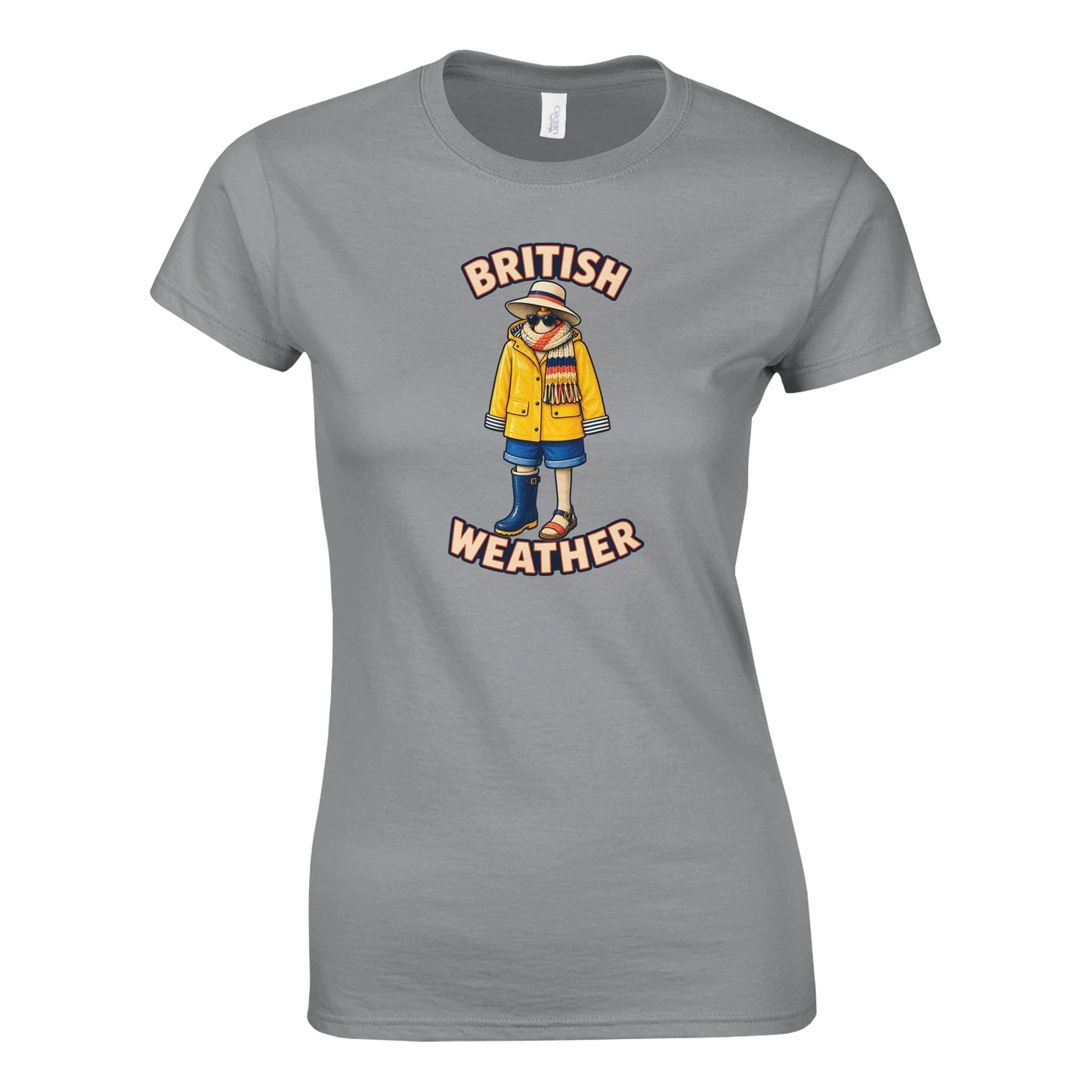 British Weather All-Weather Outfit Women's T-shirt — product view 10