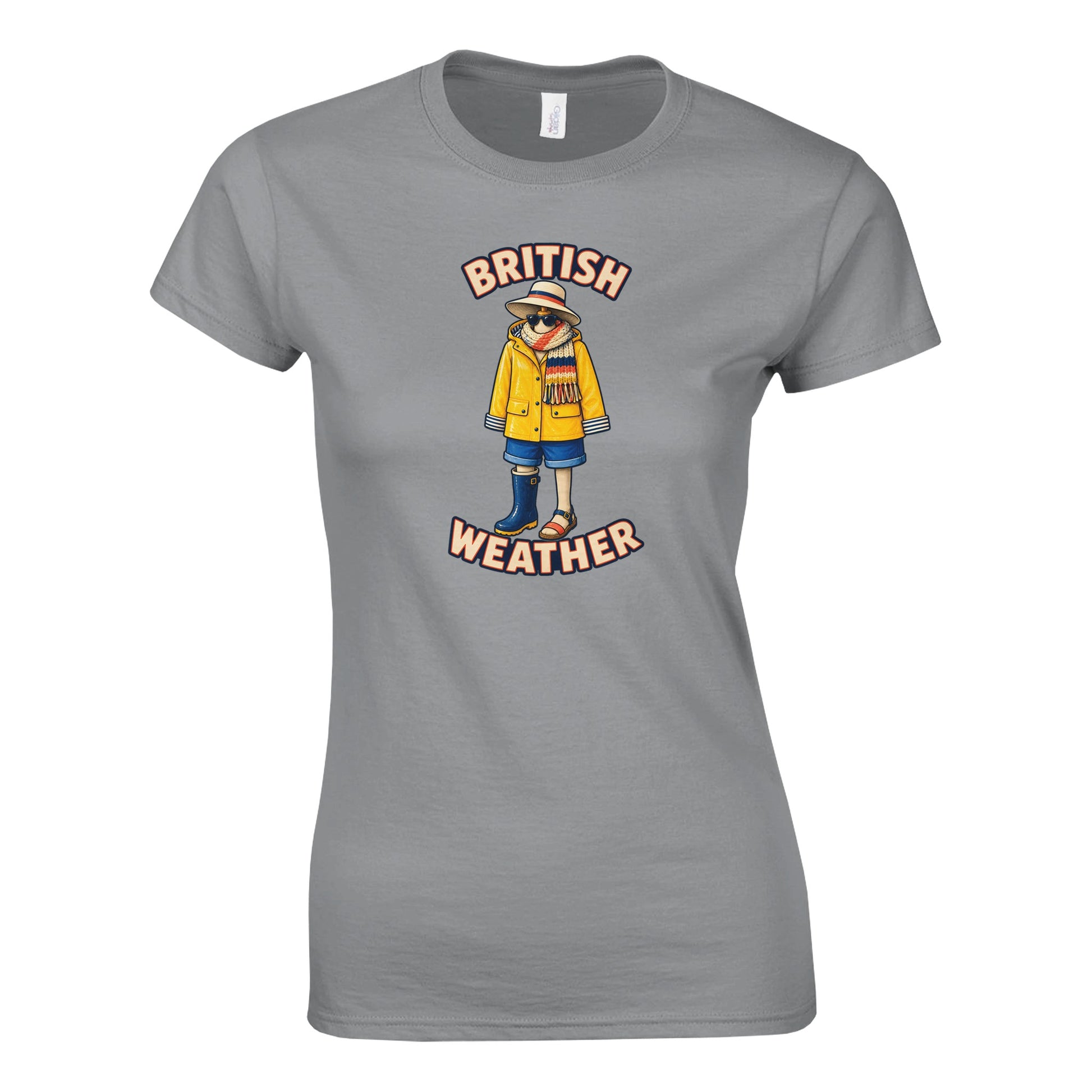British Weather All-Weather Outfit Women's T-shirt — product view 10