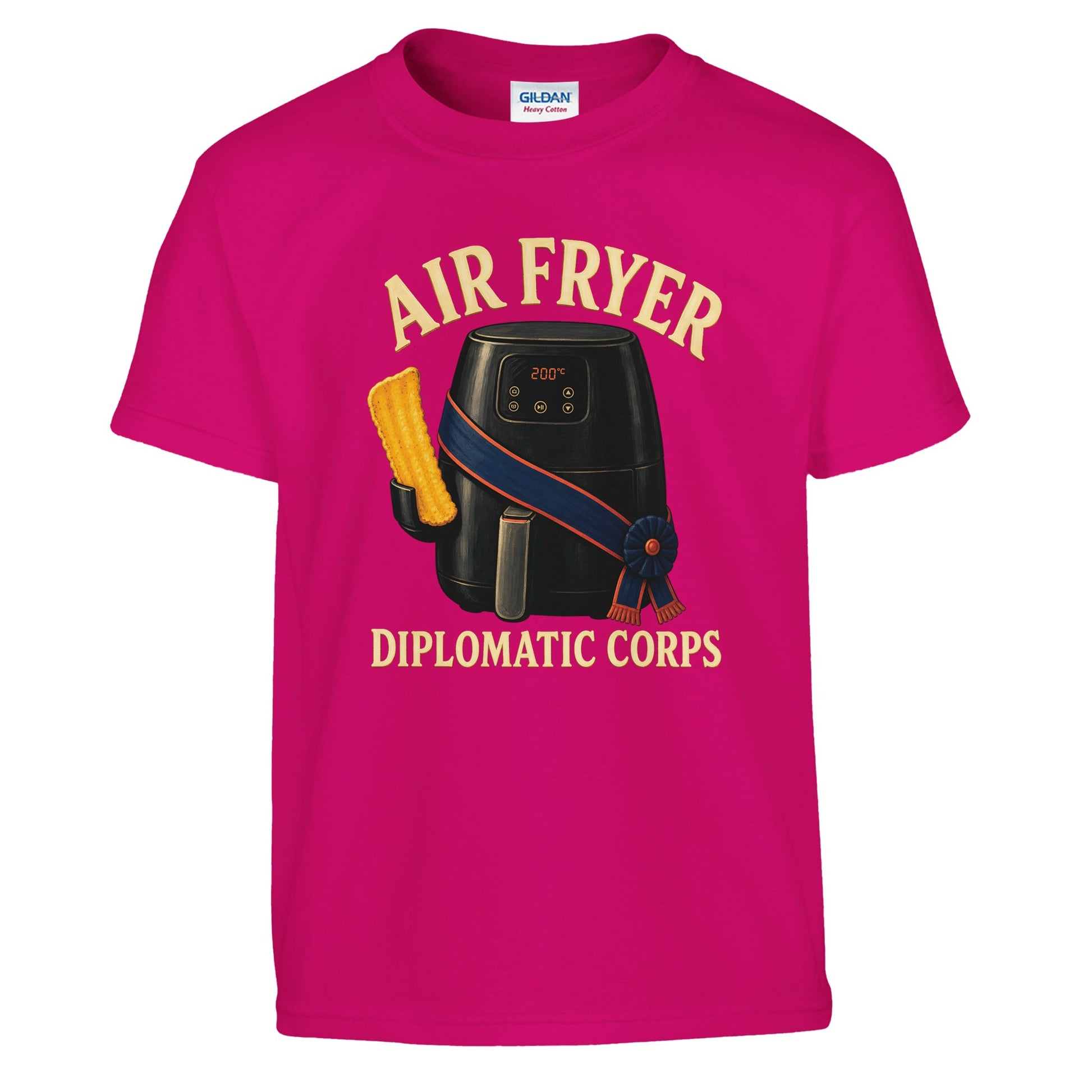 Air Fryer Diplomatic Corps Kids' T-shirt — product view 11