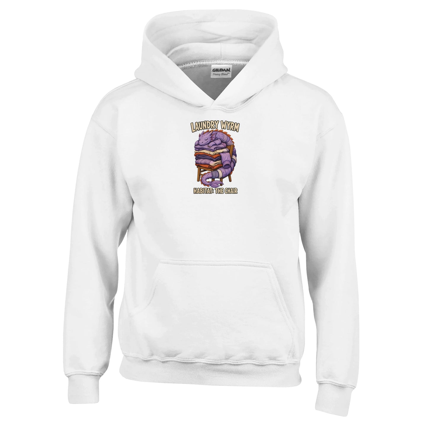 Laundry Wyrm – Habitat: The Chair Kids' Hoodie — product view 1