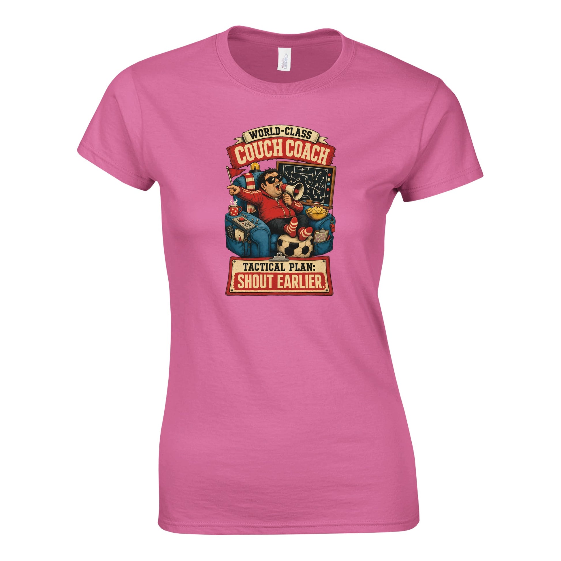 World-Class Couch Coach Women's T-shirt — product view 4