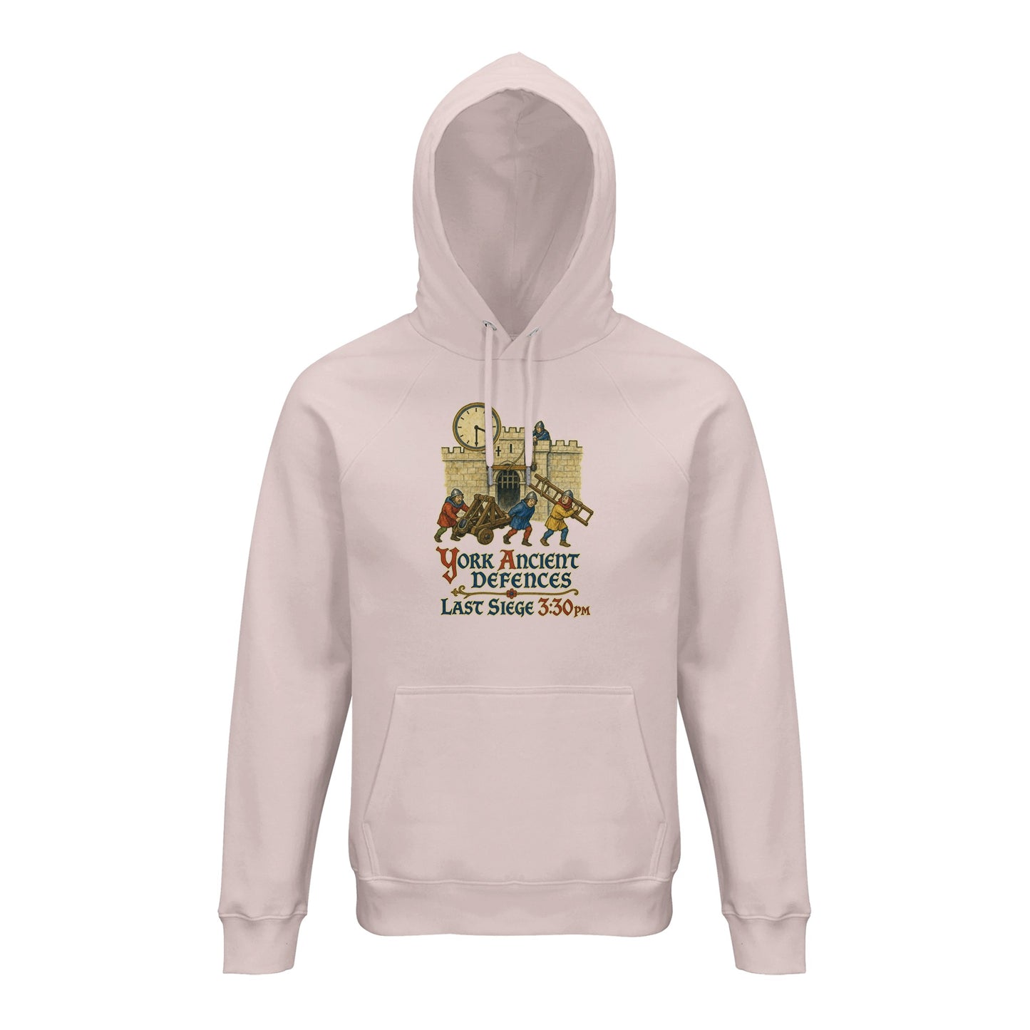 York Ancient Defences – Last Siege 3:30pm Hoodie — product view 2