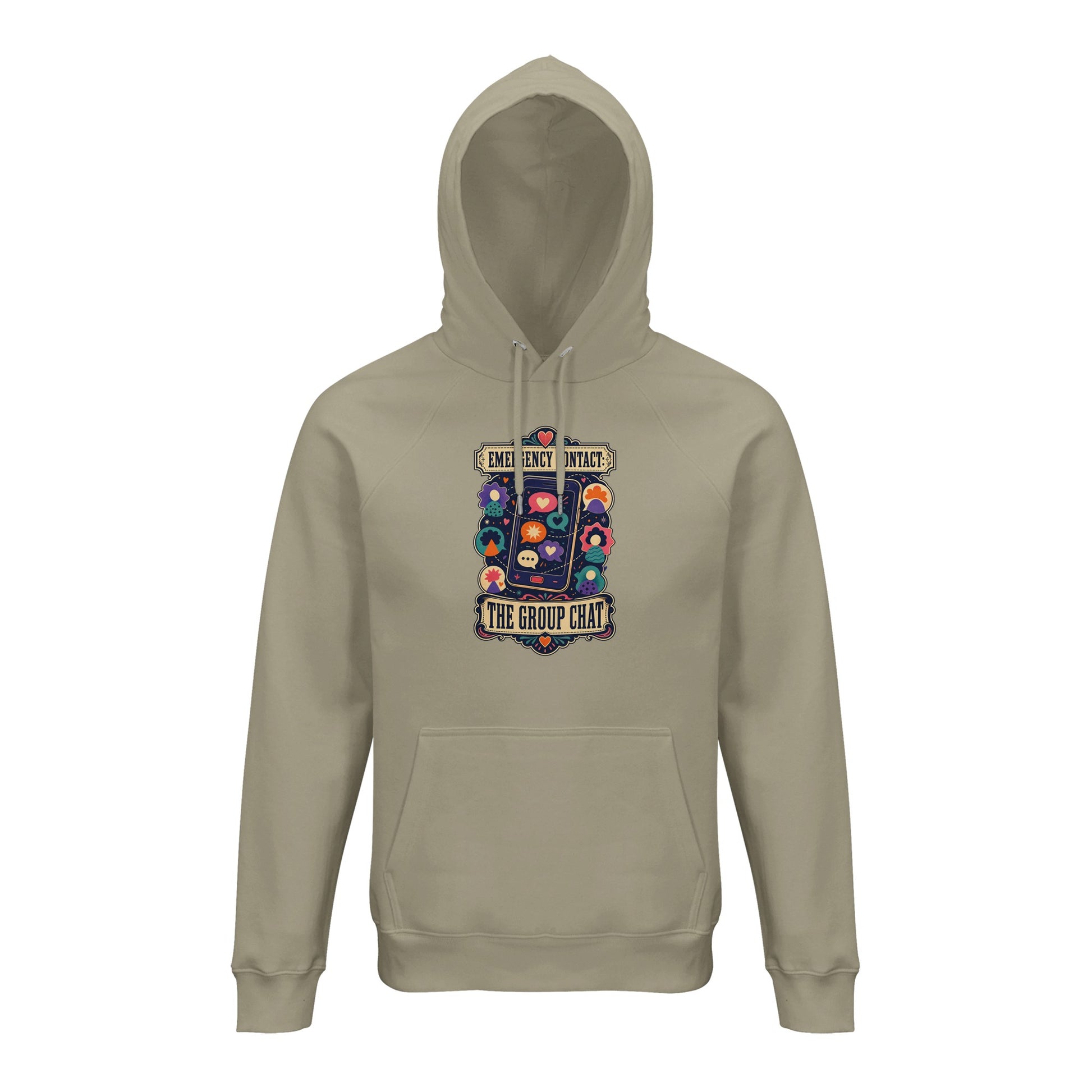 Emergency Contact — The Group Chat Hoodie — product view 3