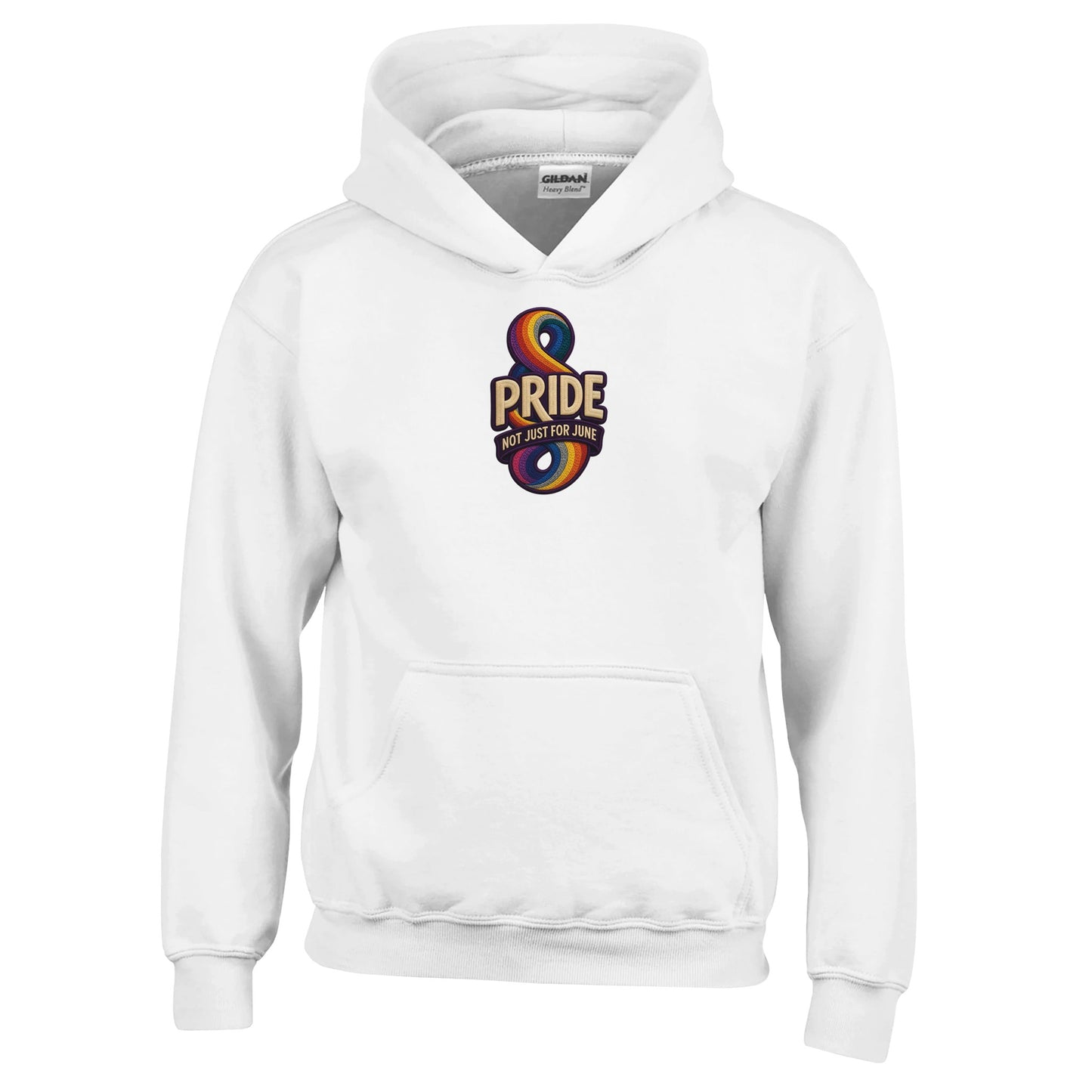 Pride: Not Just for June Kids' Hoodie — product view 1