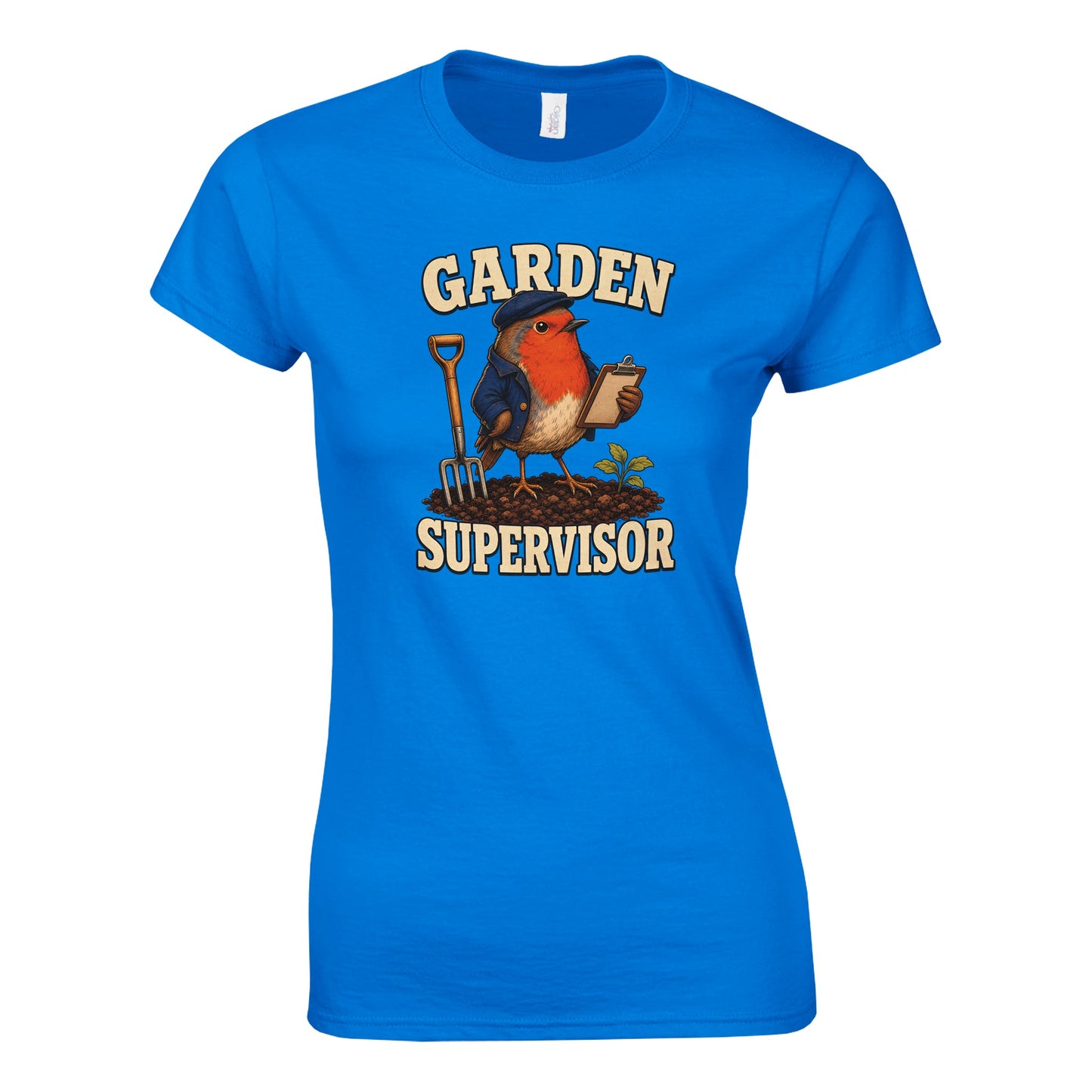 Garden Supervisor Robin Women's T-shirt — product view 6