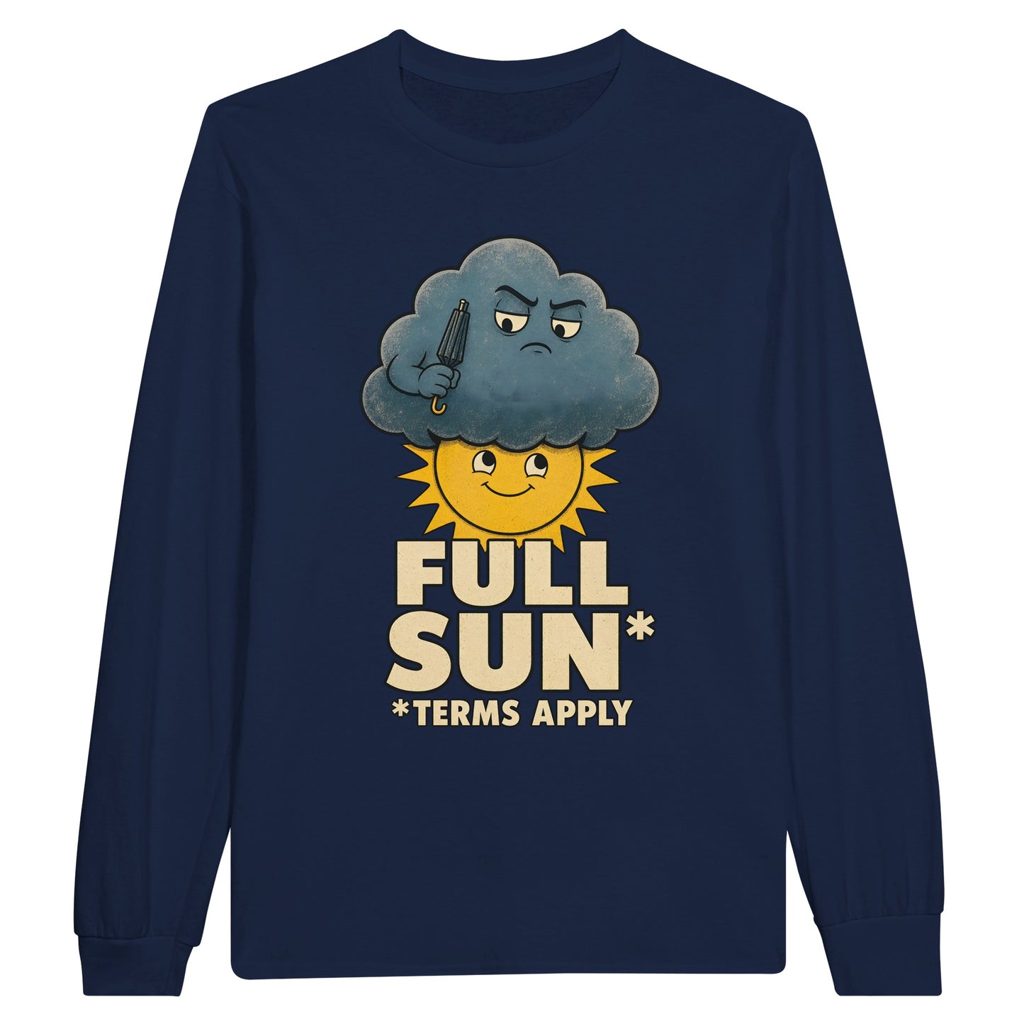 Full Sun, Terms Apply Weather Graphic Long-Sleeve T-shirt — product view 11